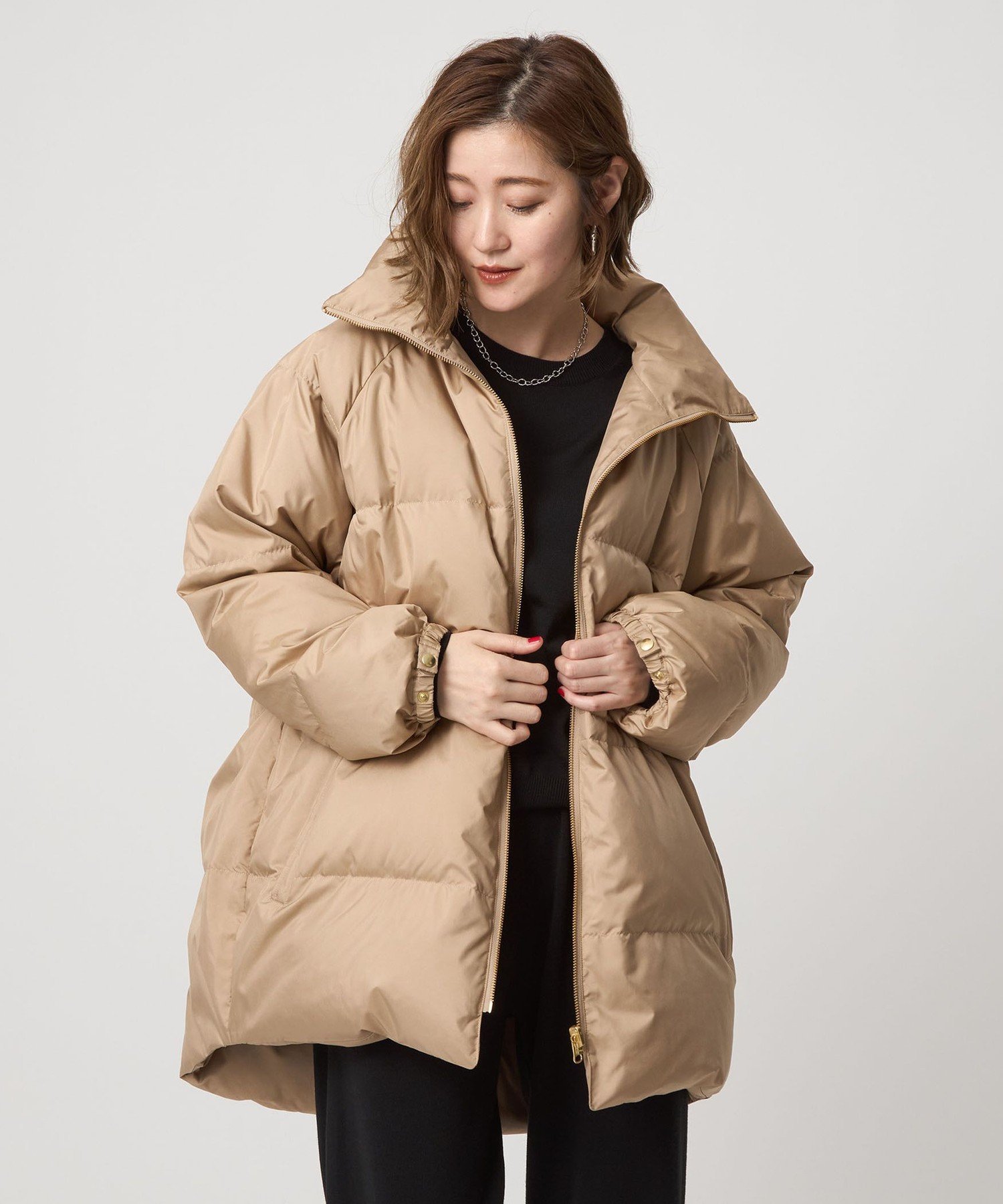 即日発送、conte ミリタリー リバーシブル ダウンジャケット UNITED ARROWS｜<conte>ミリタリー リバーシブル ダウンジャケット