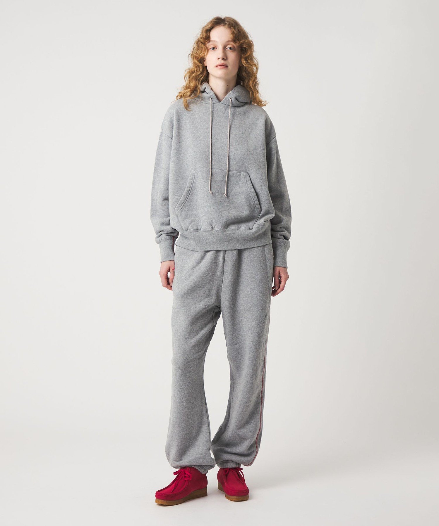 ＜6(ROKU)＞コットン ウラケ フーディ-MD.GRAY BEAUTY&YOUTH UNITED ARROWS｜<6(ROKU)>コットン ウラケ フーディー