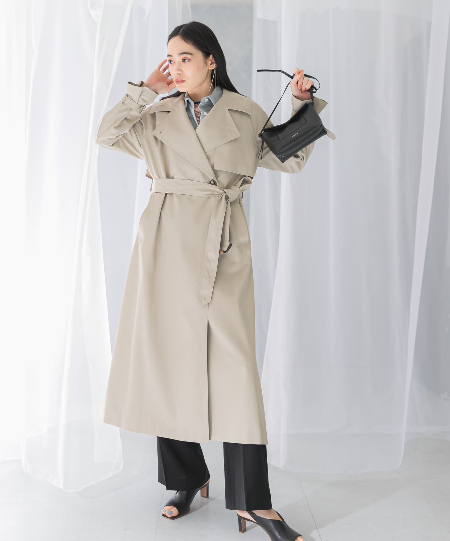 URBAN RESEARCH ROSSO｜撥水オーバートレンチコート | Rakuten Fashion