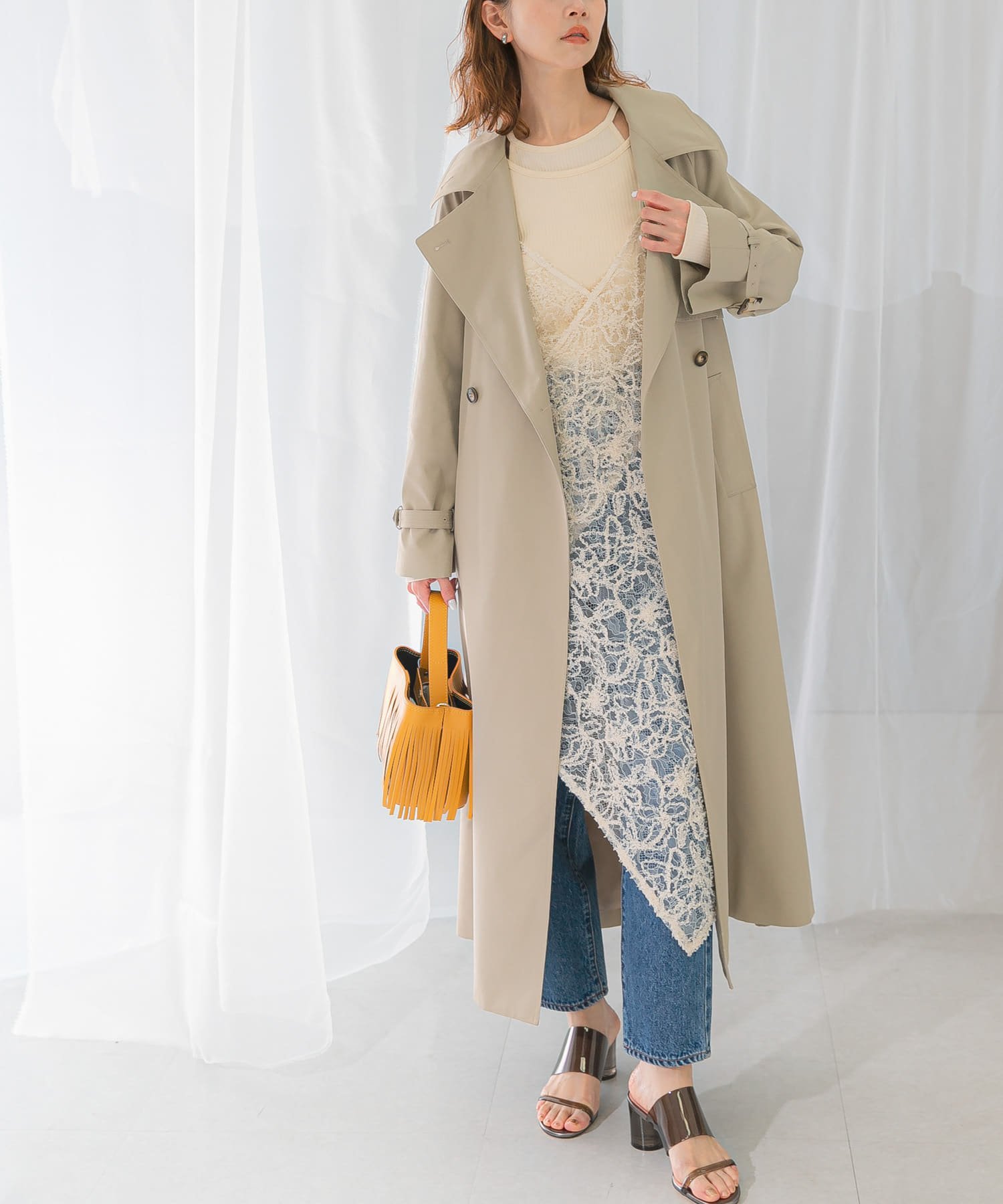 URBAN RESEARCH ROSSO｜撥水オーバートレンチコート | Rakuten Fashion