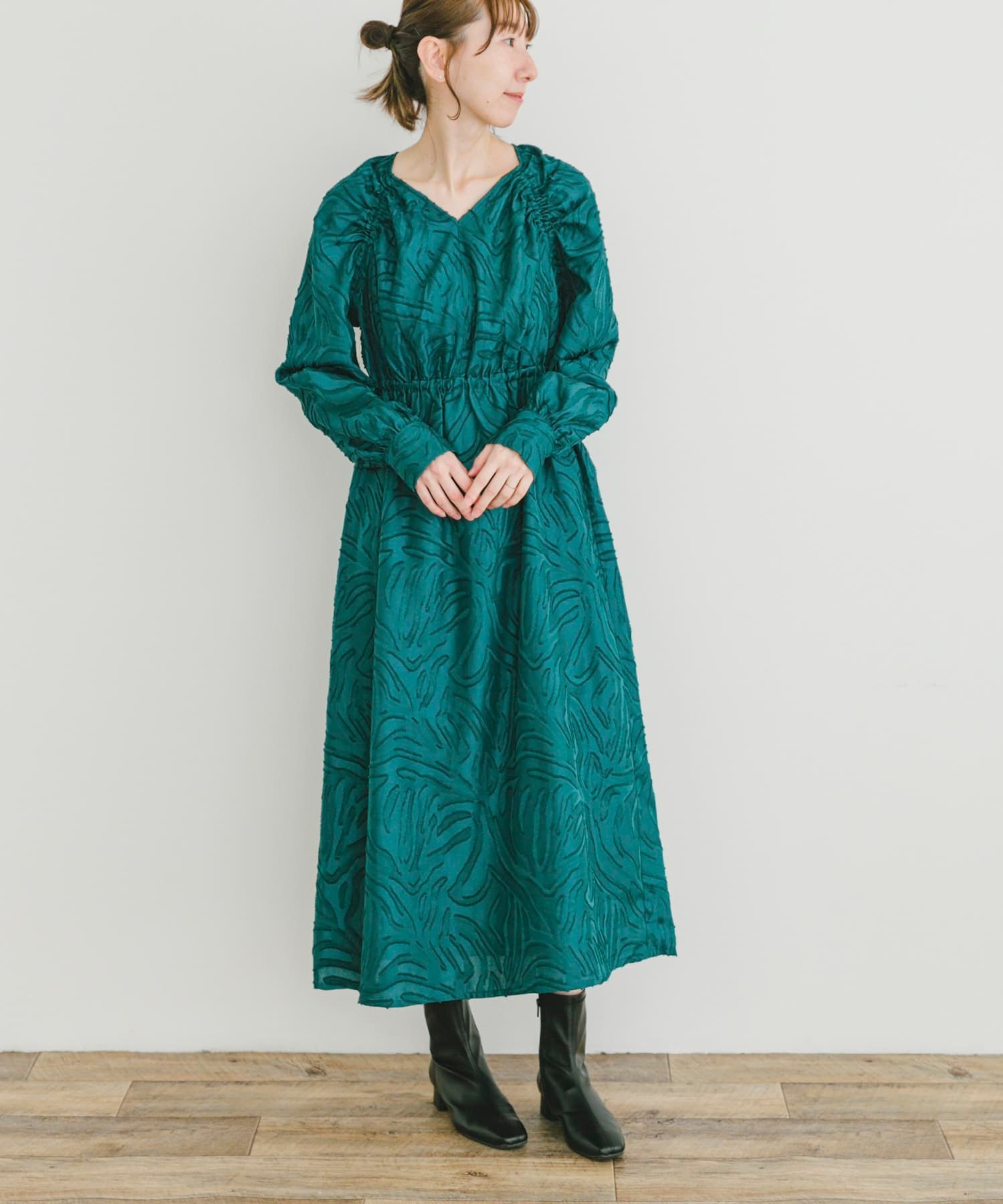 URBAN RESEARCH ITEMS｜ジャガードロングスリーブワンピース | Rakuten