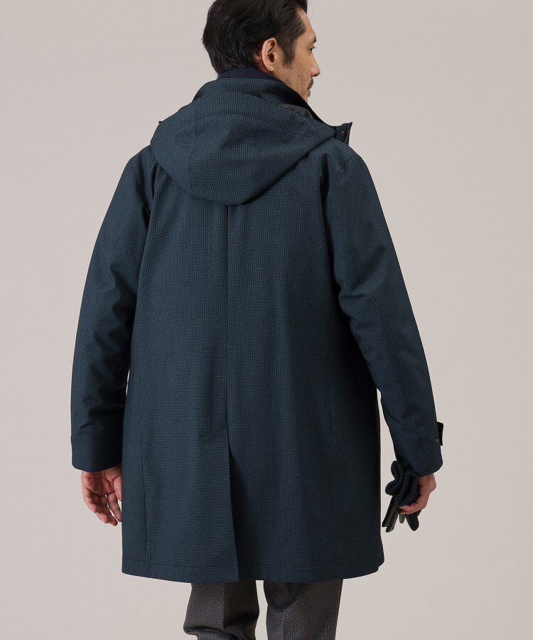 TAKEO KIKUCHI｜【3WAY】ハウンズトゥース ダウンライナー コート