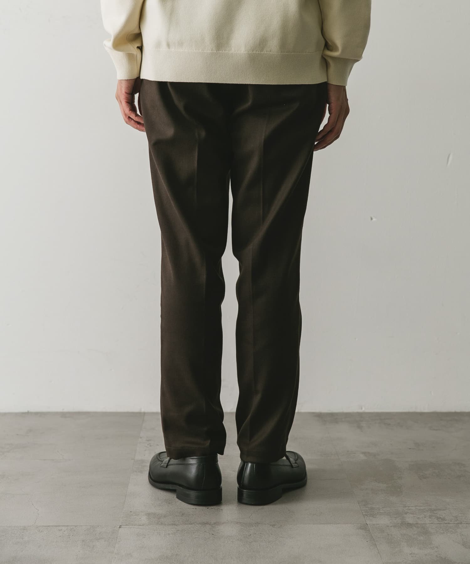 URBAN RESEARCH DOORS｜ウールライクテーパードトラウザー | Rakuten