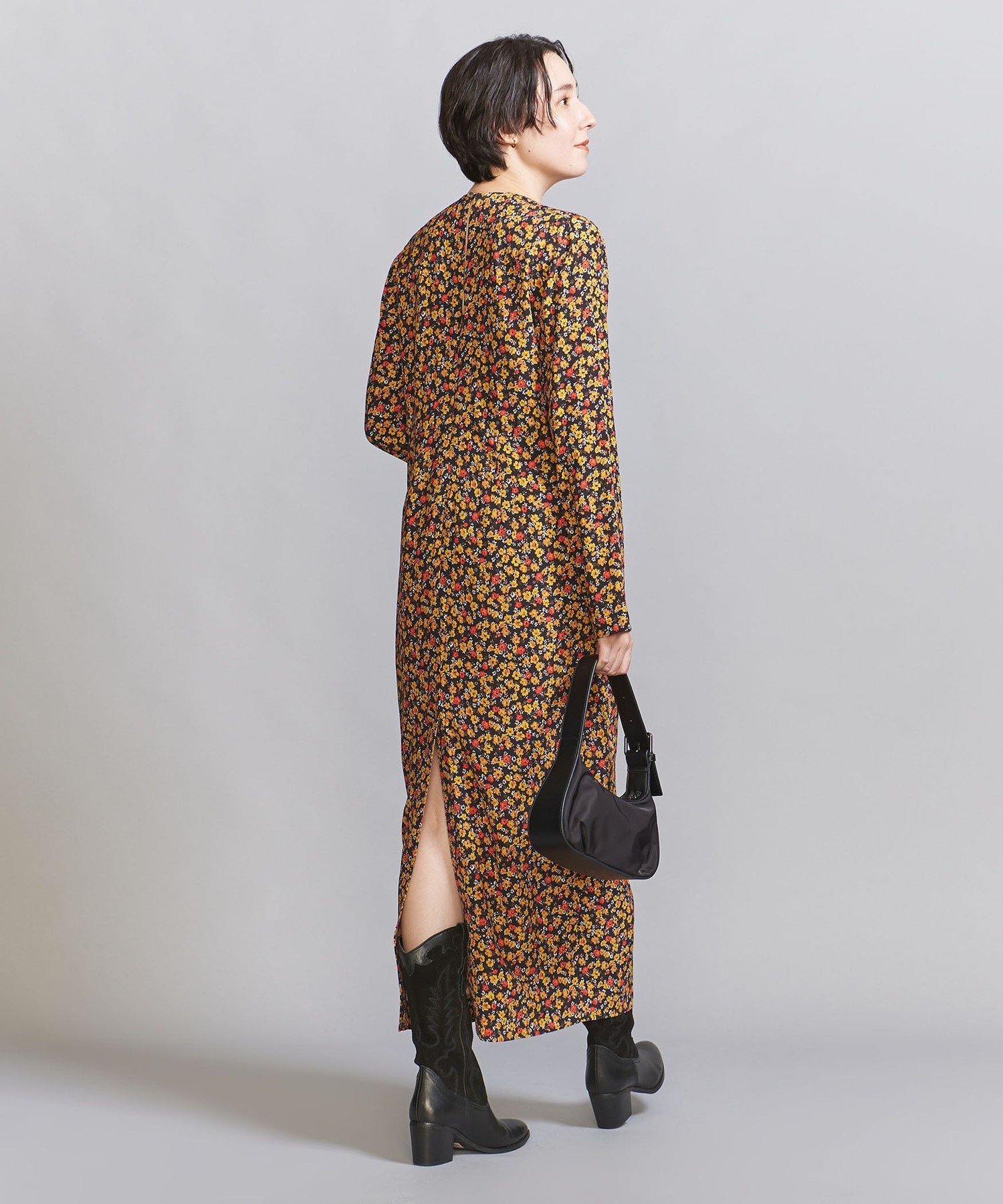 UNITED ARROWS LTD. OUTLET｜レーヨンフラワープリント ワンピース