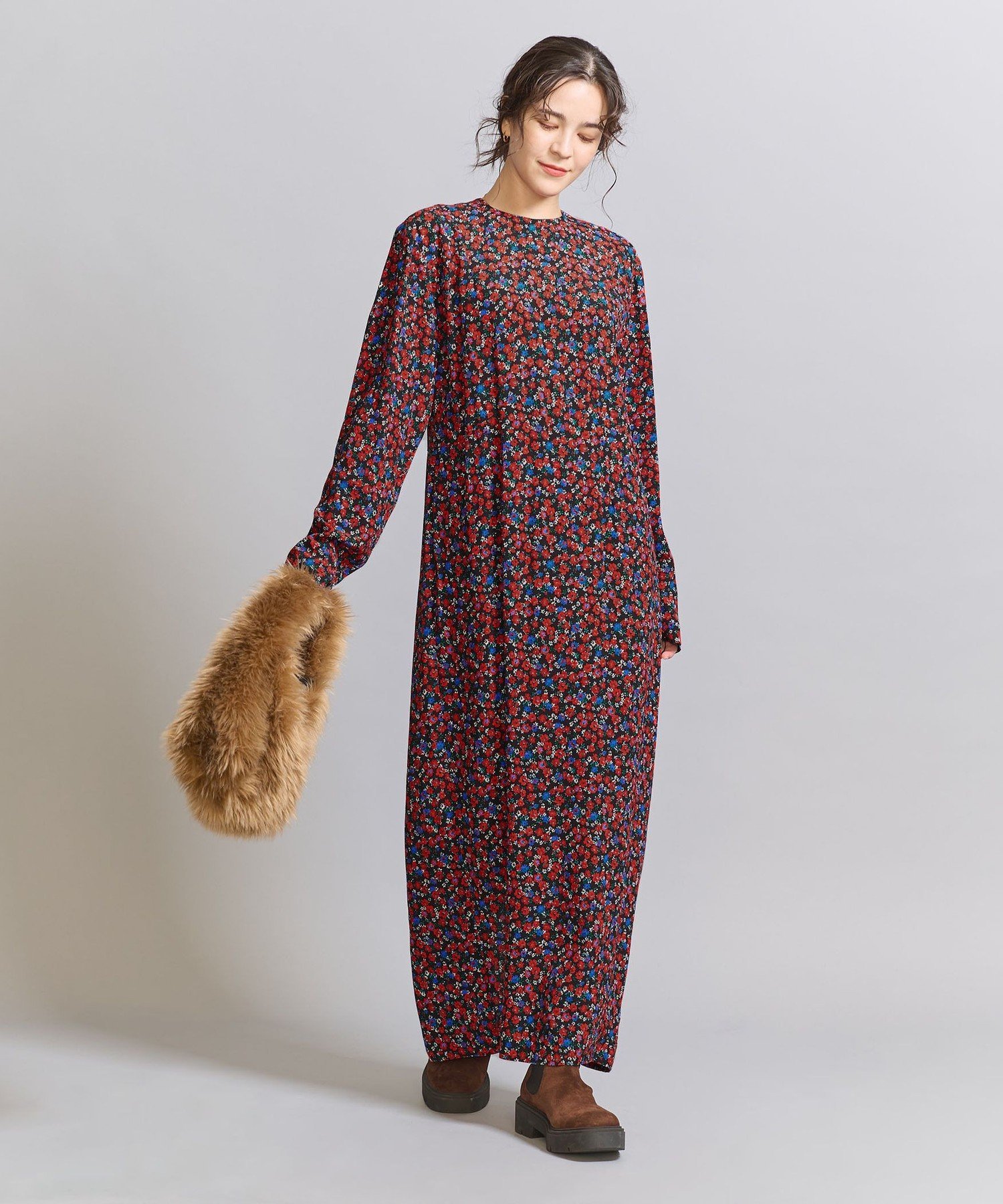 UNITED ARROWS LTD. OUTLET｜レーヨンフラワープリント ワンピース