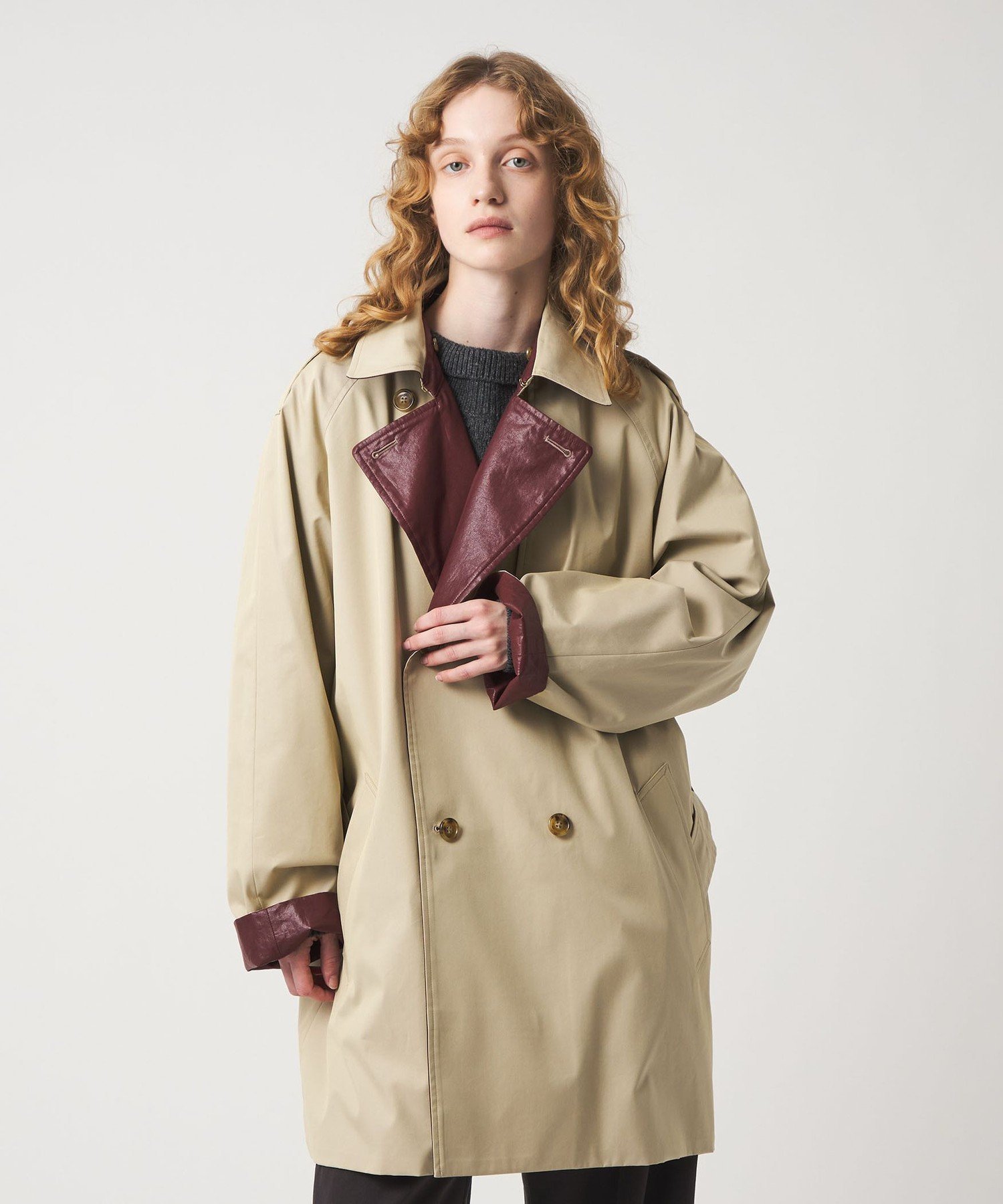 6(ROKU) ロク ユナイテッドアローズ リバーシブル コート BEAUTY&YOUTH UNITED ARROWS｜<6(ROKU)>コーティング リバーシブル