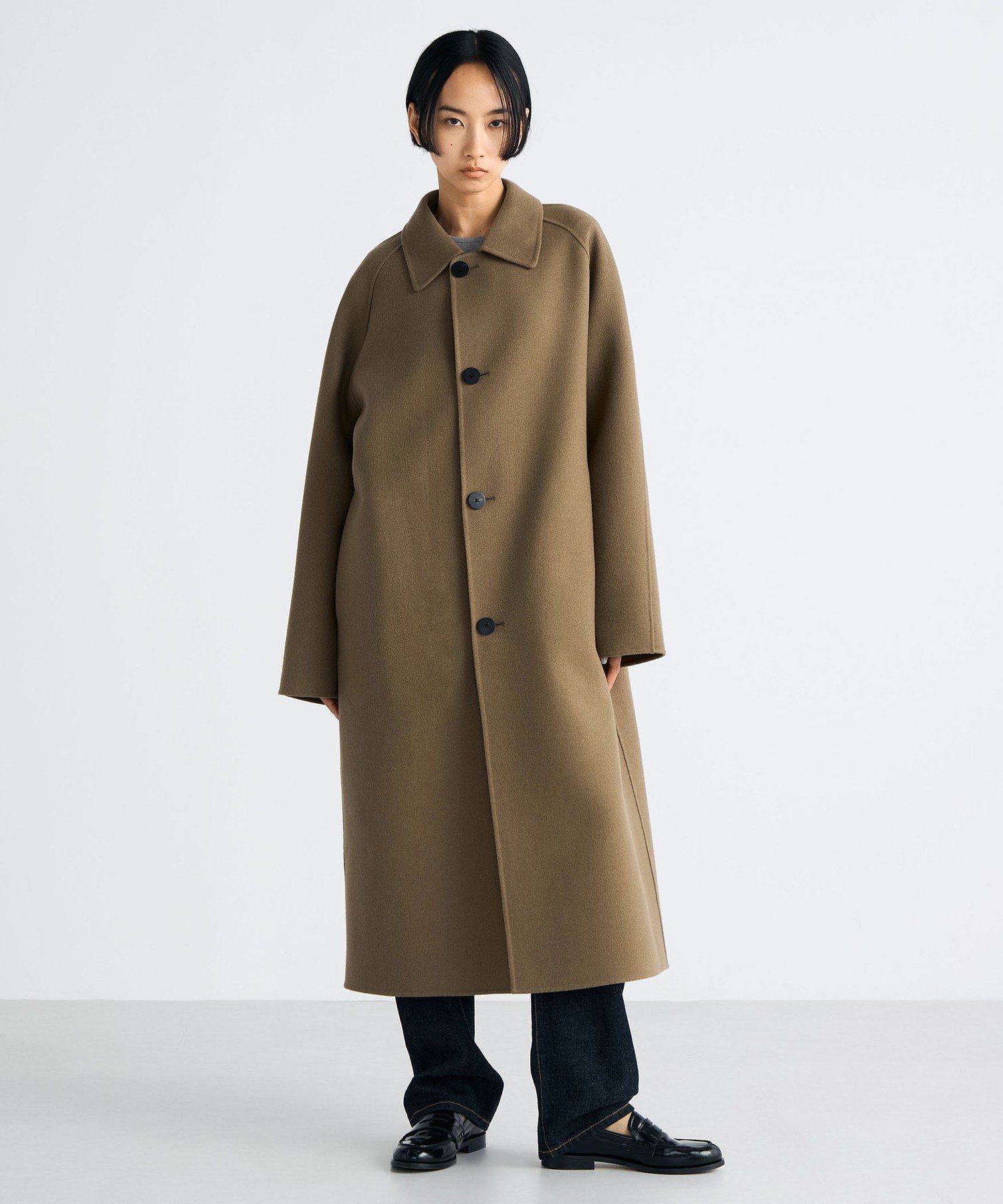 TOMORROWLAND｜ウールカシミヤ ダブルフェイス ロングコート | Rakuten