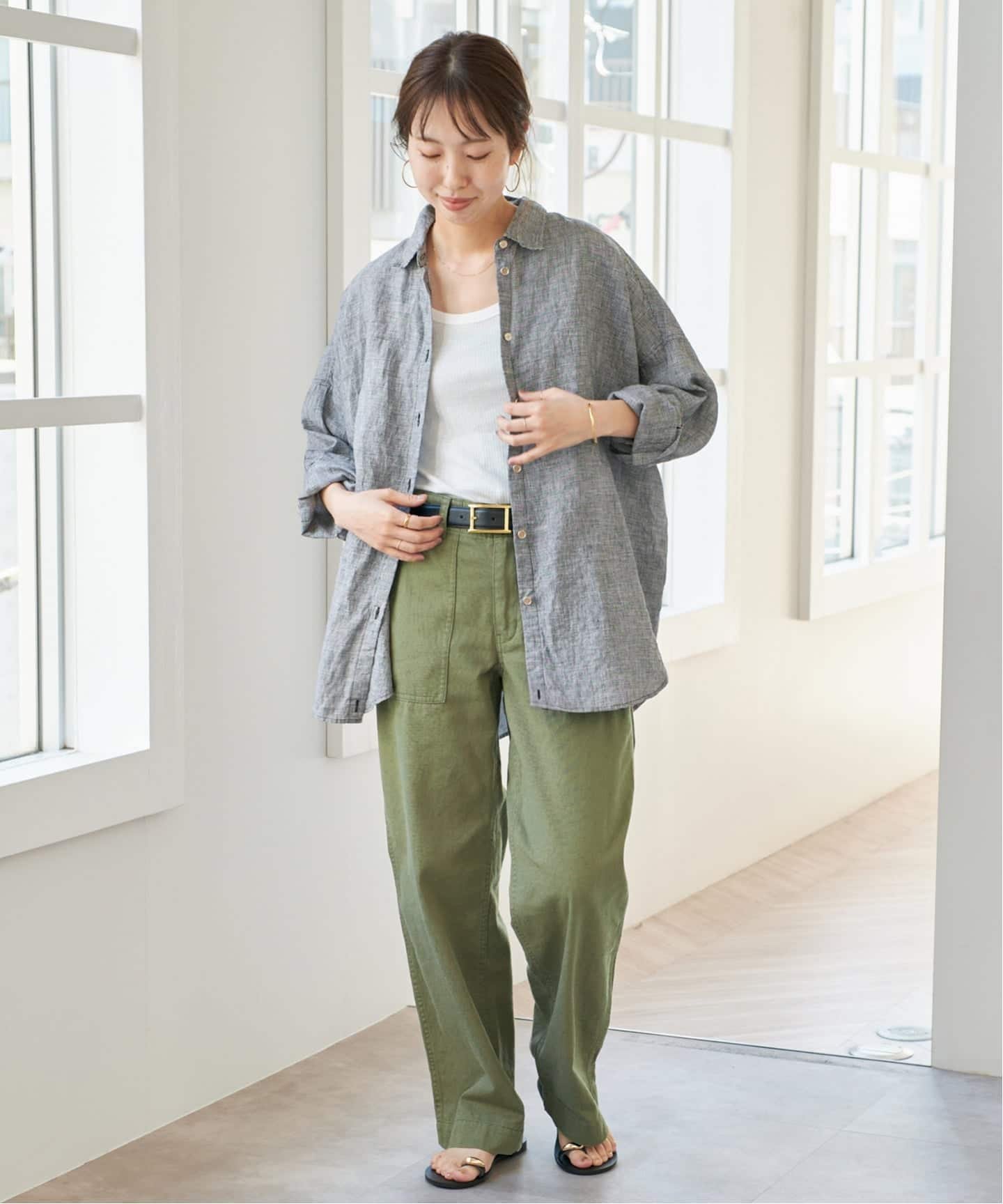 Spick & Span｜《ゆったりサイズ》追加予約 80リネンカシュクール