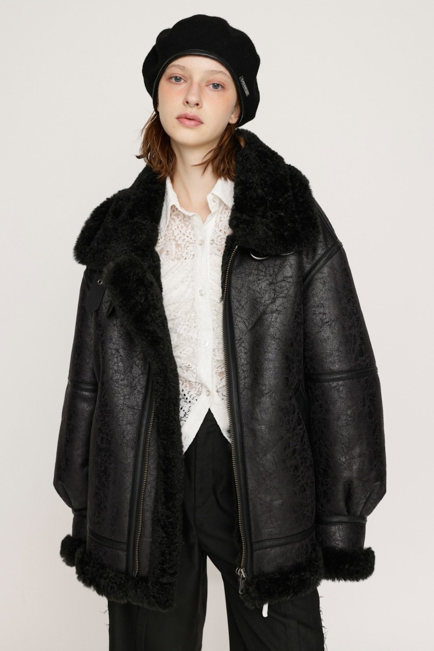 SLY｜VINTAGE FAUX SHEARLING ジャケット | Rakuten Fashion(楽天