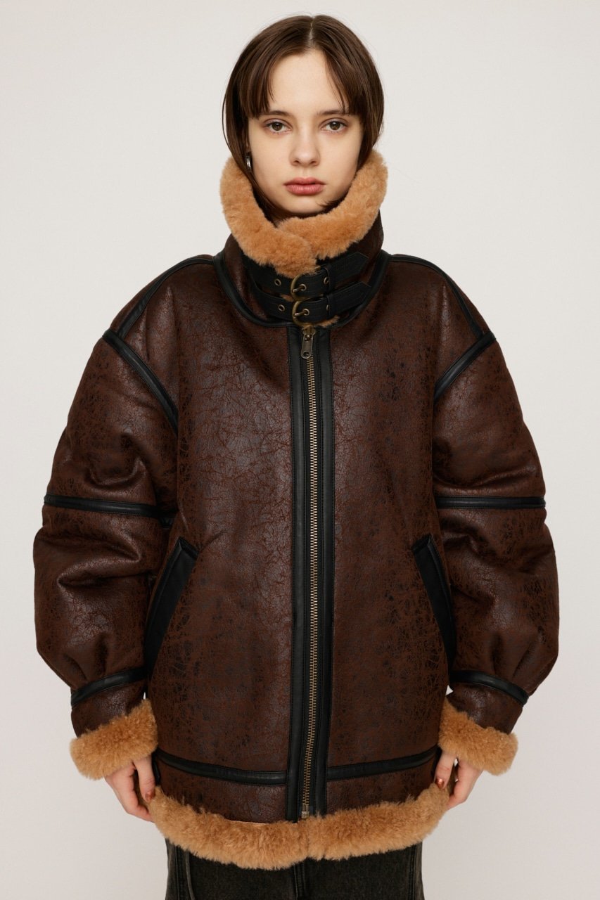 SLY｜VINTAGE FAUX SHEARLING ジャケット | Rakuten Fashion(楽天
