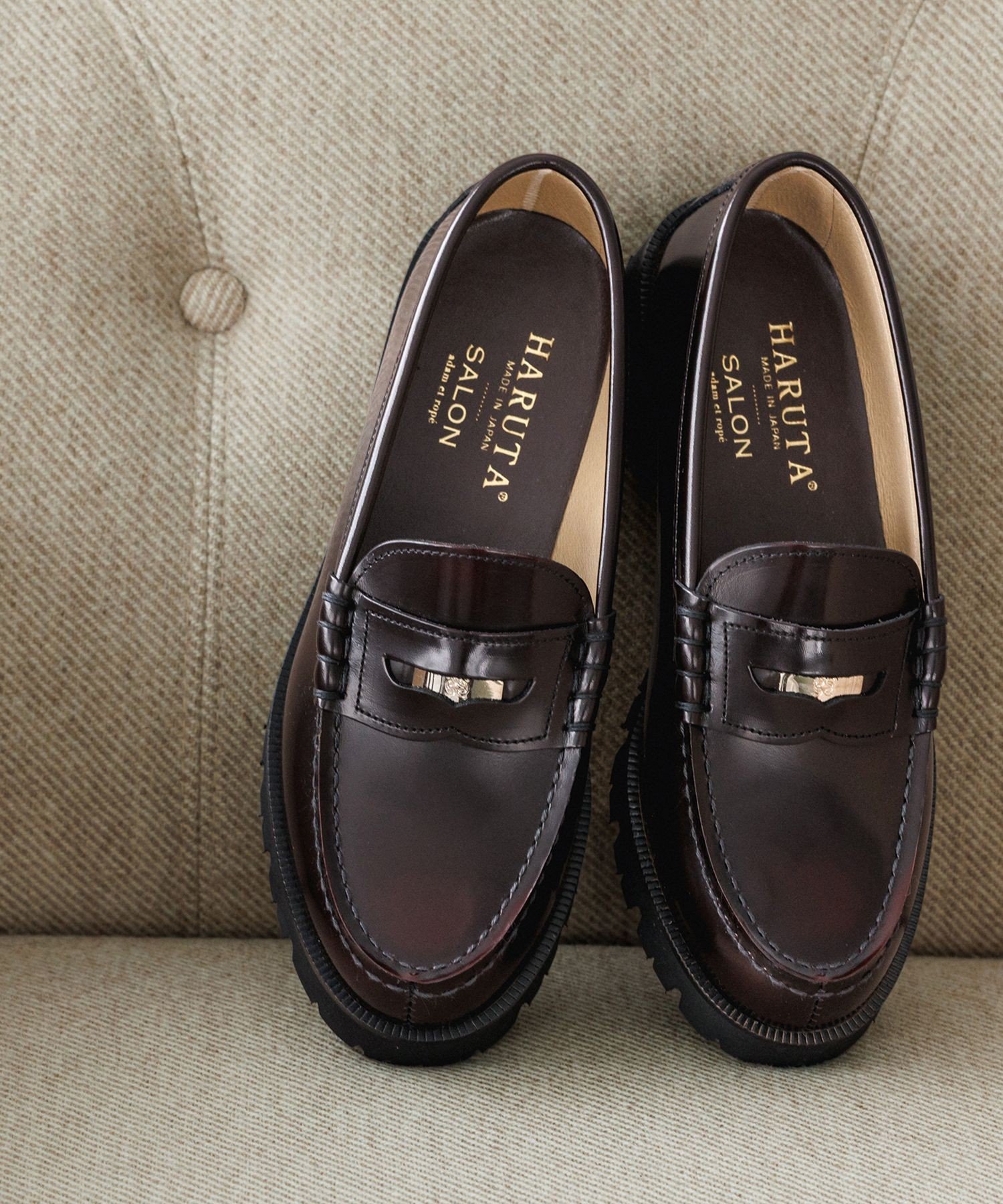 SALON adam et rope'｜【HARUTA(ハルタ) for SALON】別注ガラスレザー