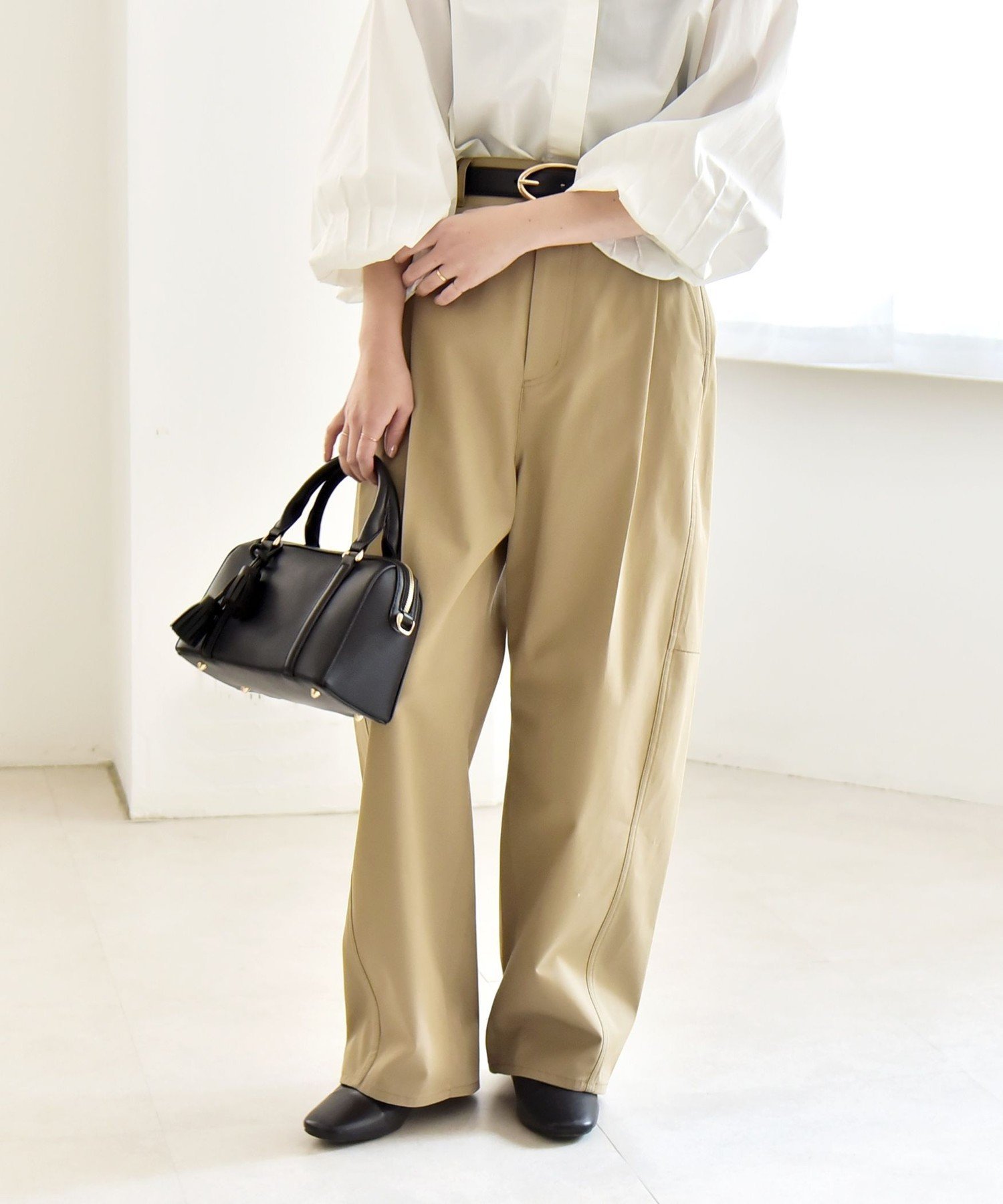 【新品】Nala コクーンチノパンツS cocoon chino pants コクーンチノパンツ｜COCOON CHINO PANTSの通販｜regleam