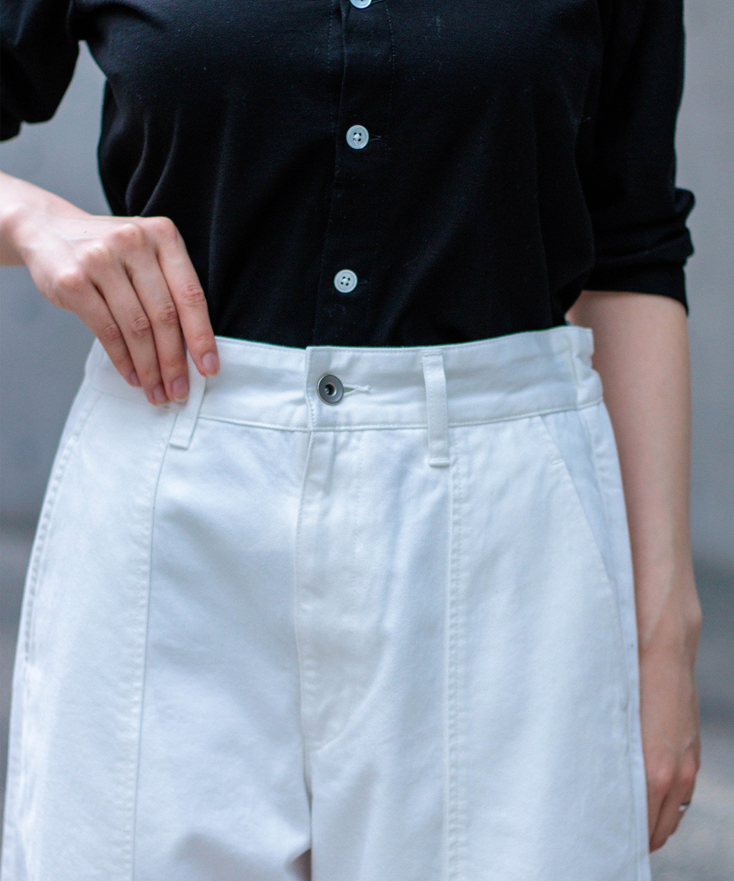 Domingo｜フレンチドリル アーモンドパンツ | Rakuten Fashion(楽天