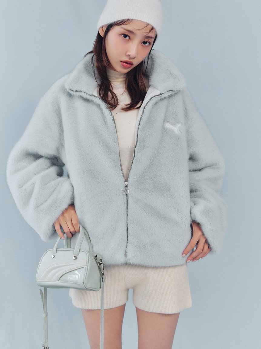 SNIDEL｜【SNIDEL×PUMA】エコファーブルゾン | Rakuten Fashion(楽天