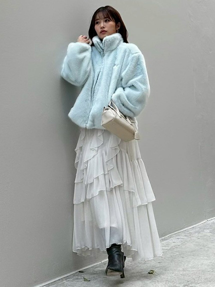 SNIDEL｜【SNIDEL×PUMA】エコファーブルゾン | Rakuten Fashion(楽天