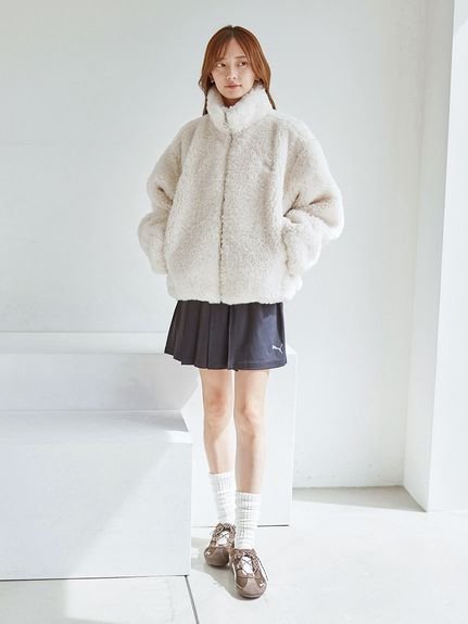 SNIDEL｜【SNIDEL×PUMA】エコファーブルゾン | Rakuten Fashion(楽天