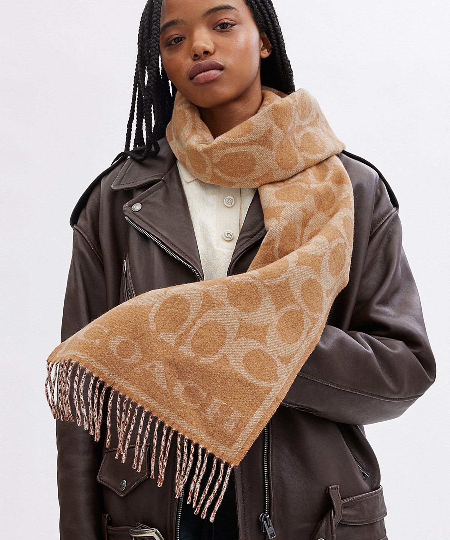 COACH｜【公式】リバーシブル シグネチャー カシミヤ マフラー