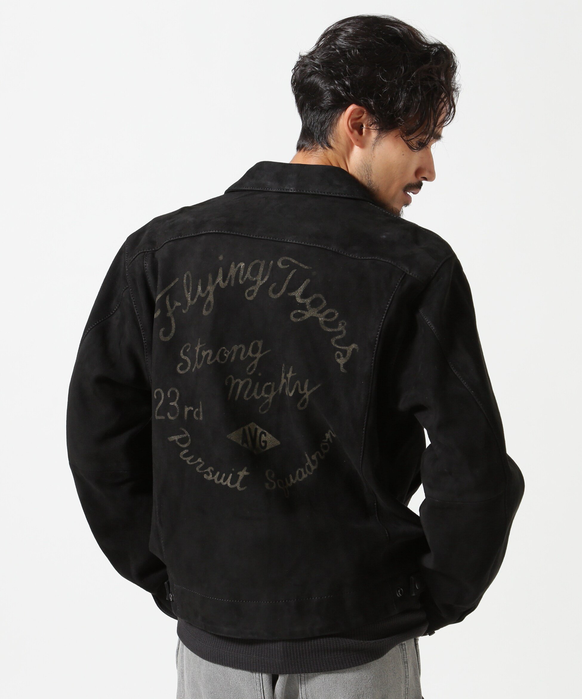 AVIREX｜AGED SUEDE SOUVENIR JACKET / エイジド スウェード