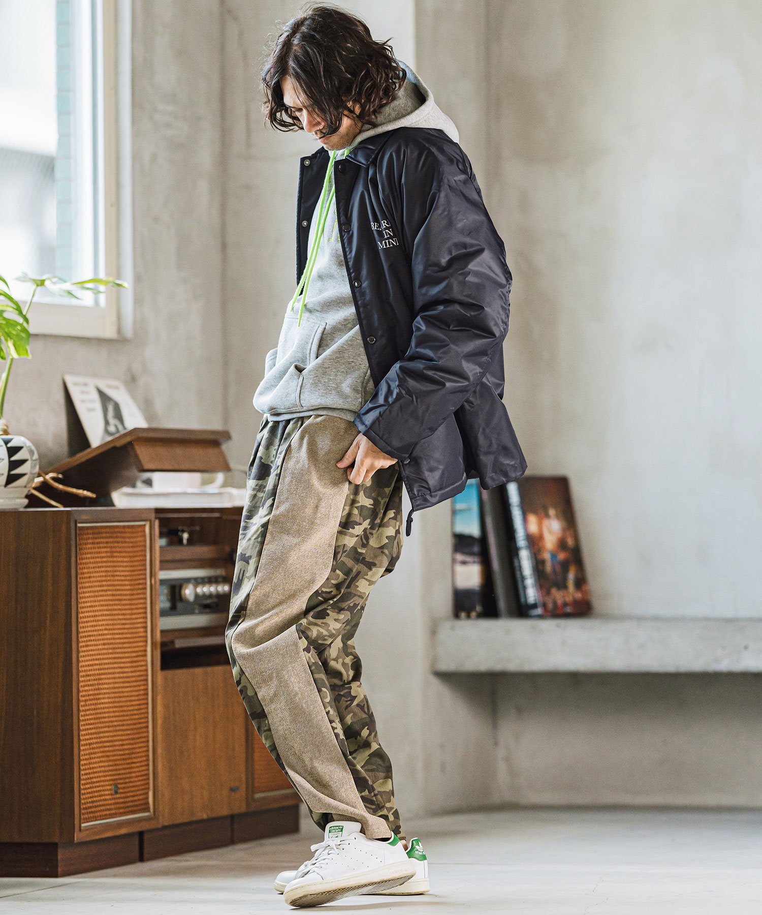 CAMBIO｜mj10318- Bearing in mindプリントコーチジャケット | Rakuten