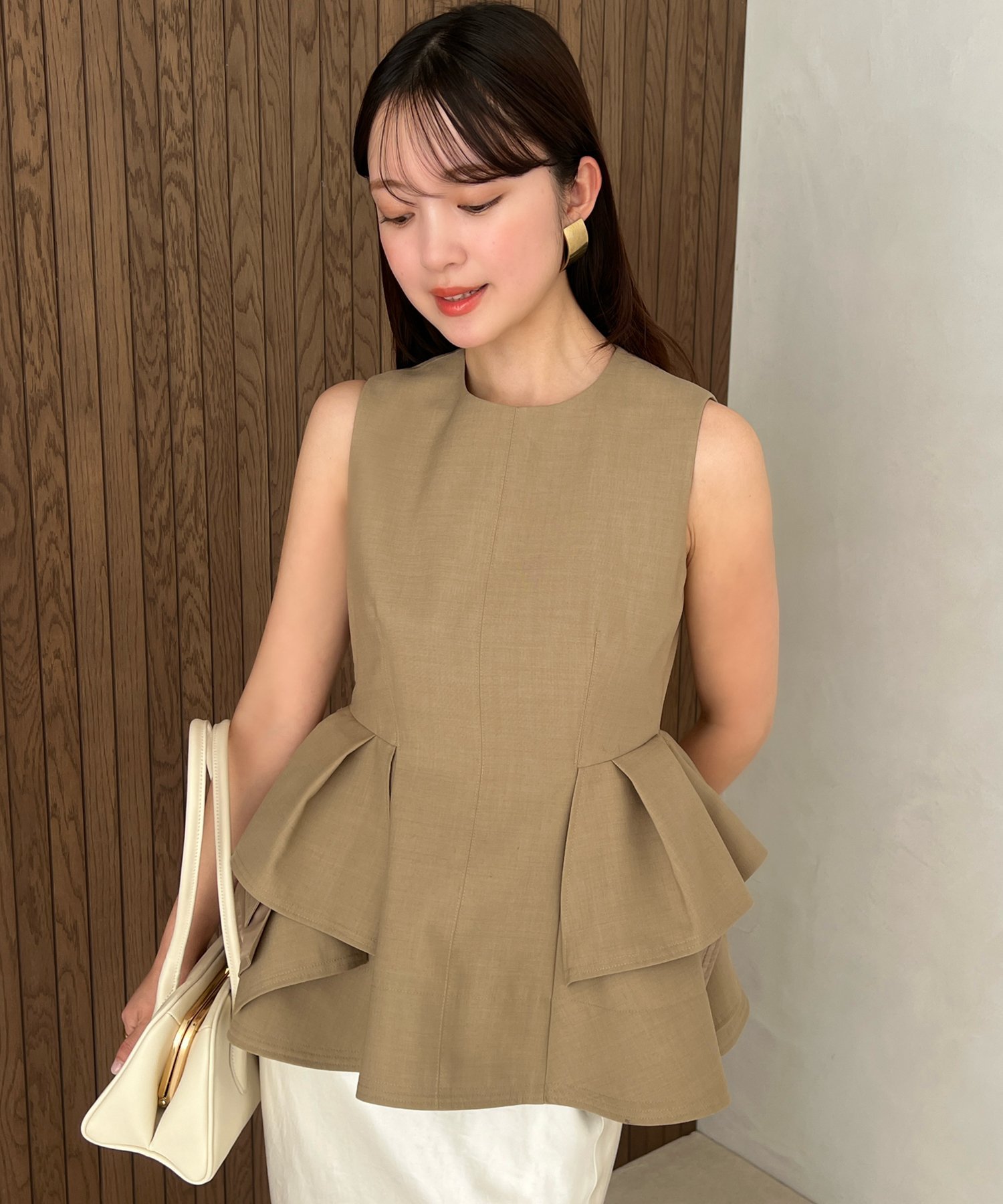 anuans｜オブジェクトフレアトップス | Rakuten Fashion(楽天