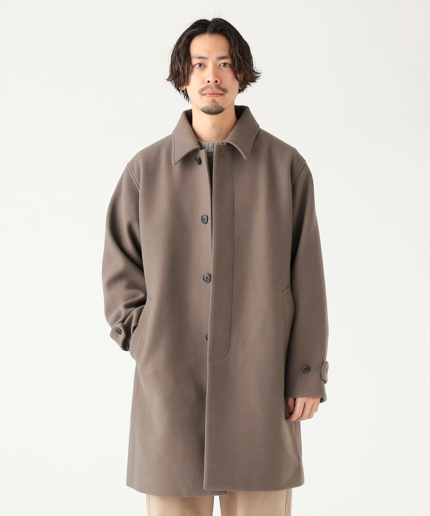 B:MING LIFE STORE by BEAMS｜ハイブリッド ステンカラー コート