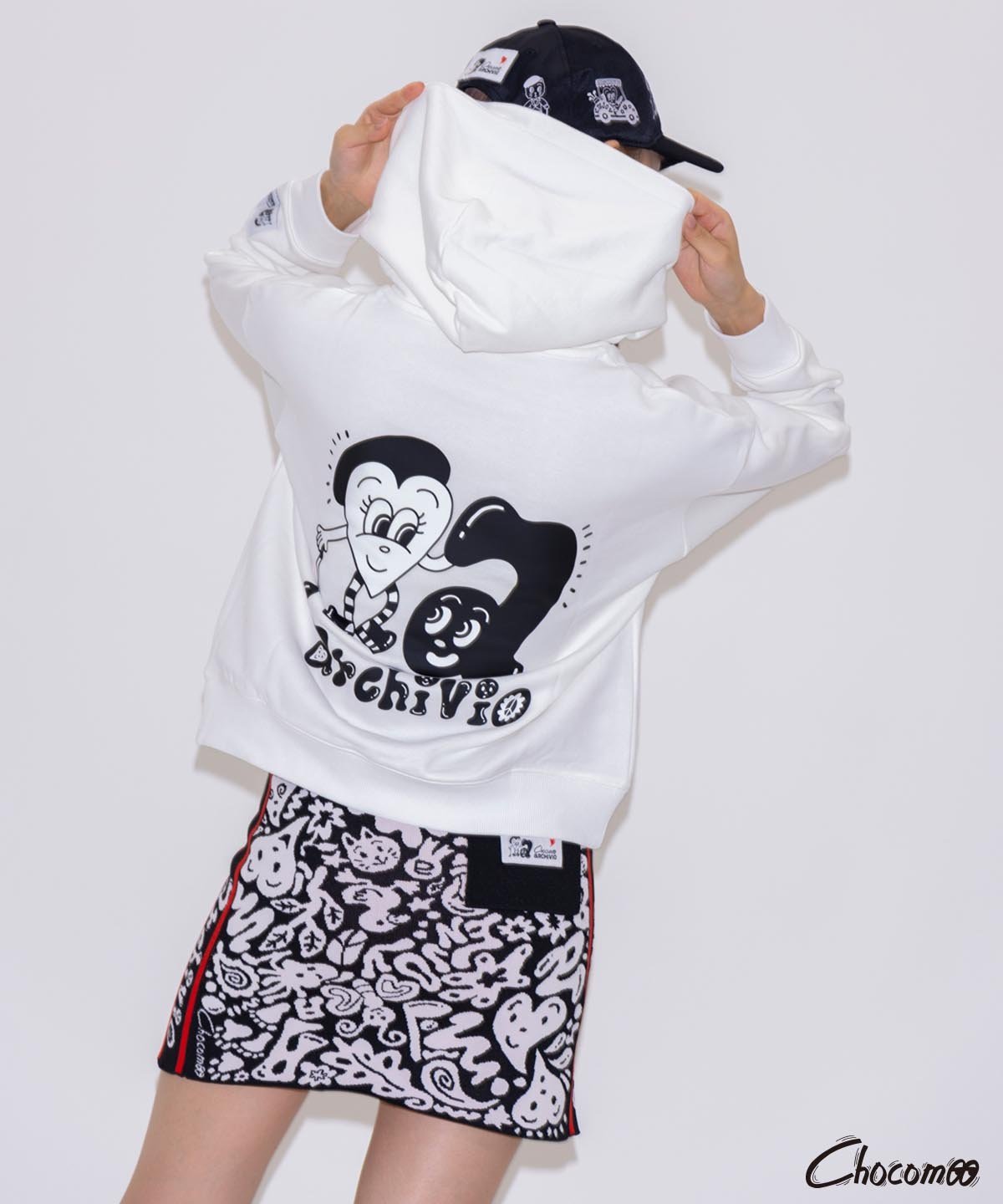 archivio｜【ARCHIVIO*Chocomoo】フードパーカー | Rakuten Fashion