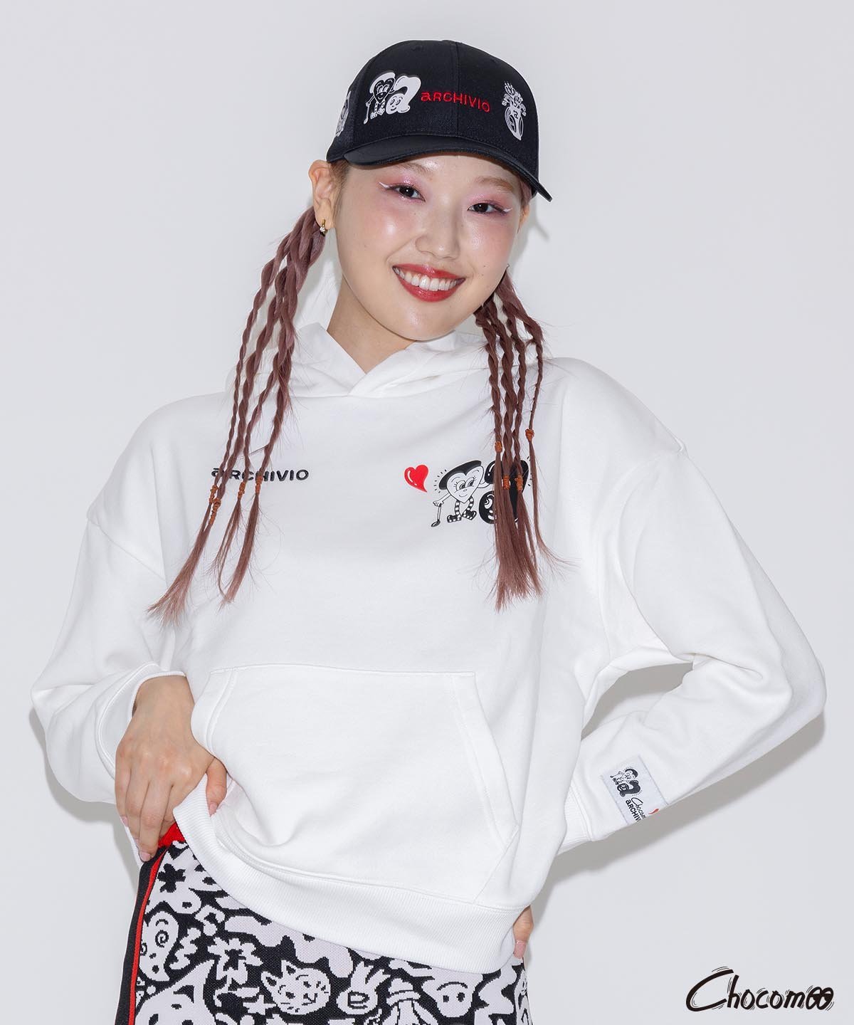 archivio｜【ARCHIVIO*Chocomoo】フードパーカー | Rakuten Fashion
