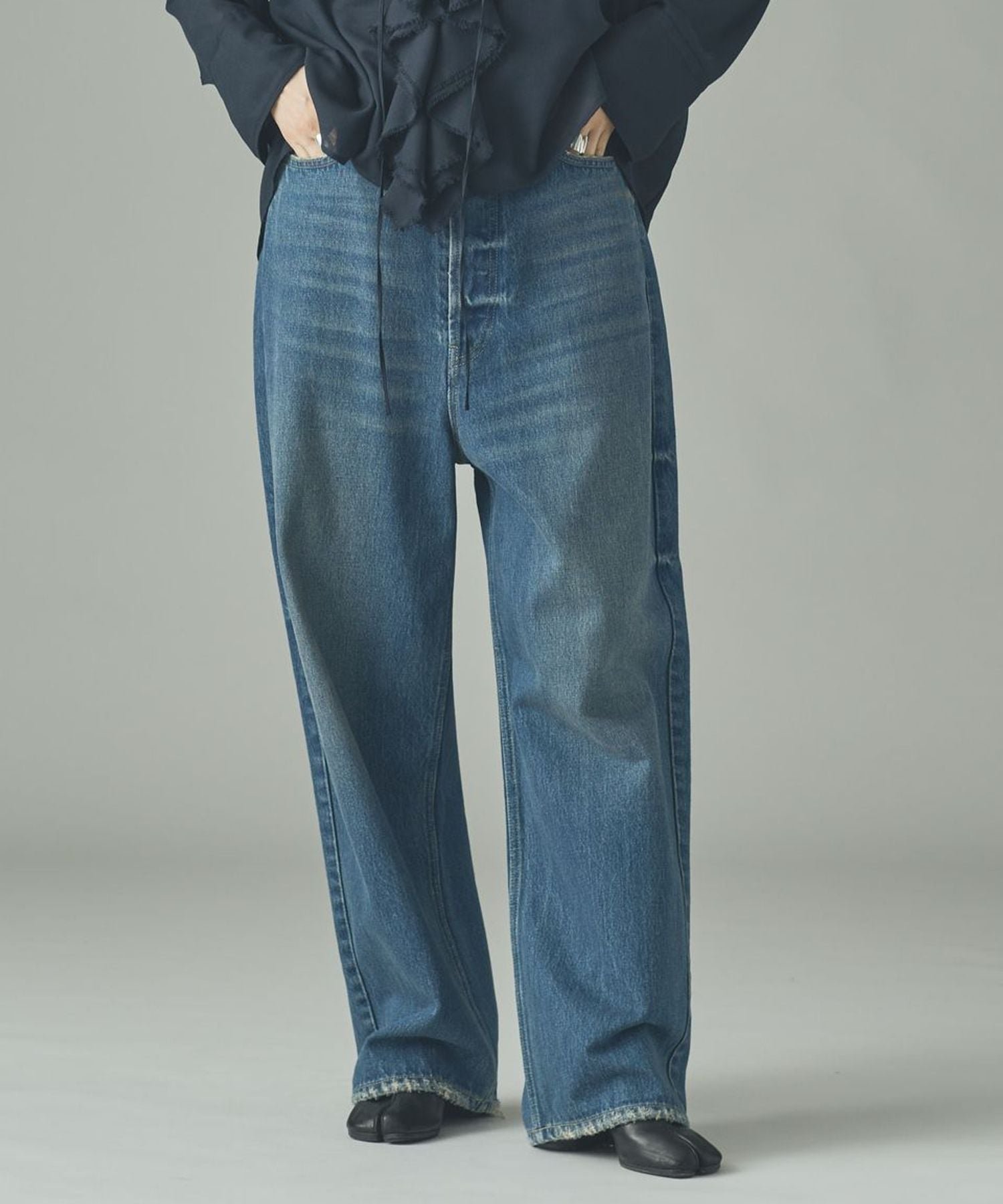 Curensology ＜&RC ＞ ワイドルーズデニムパンツ Curensology｜<&RC>ワイドルーズデニムパンツ | Rakuten Fashion(楽天