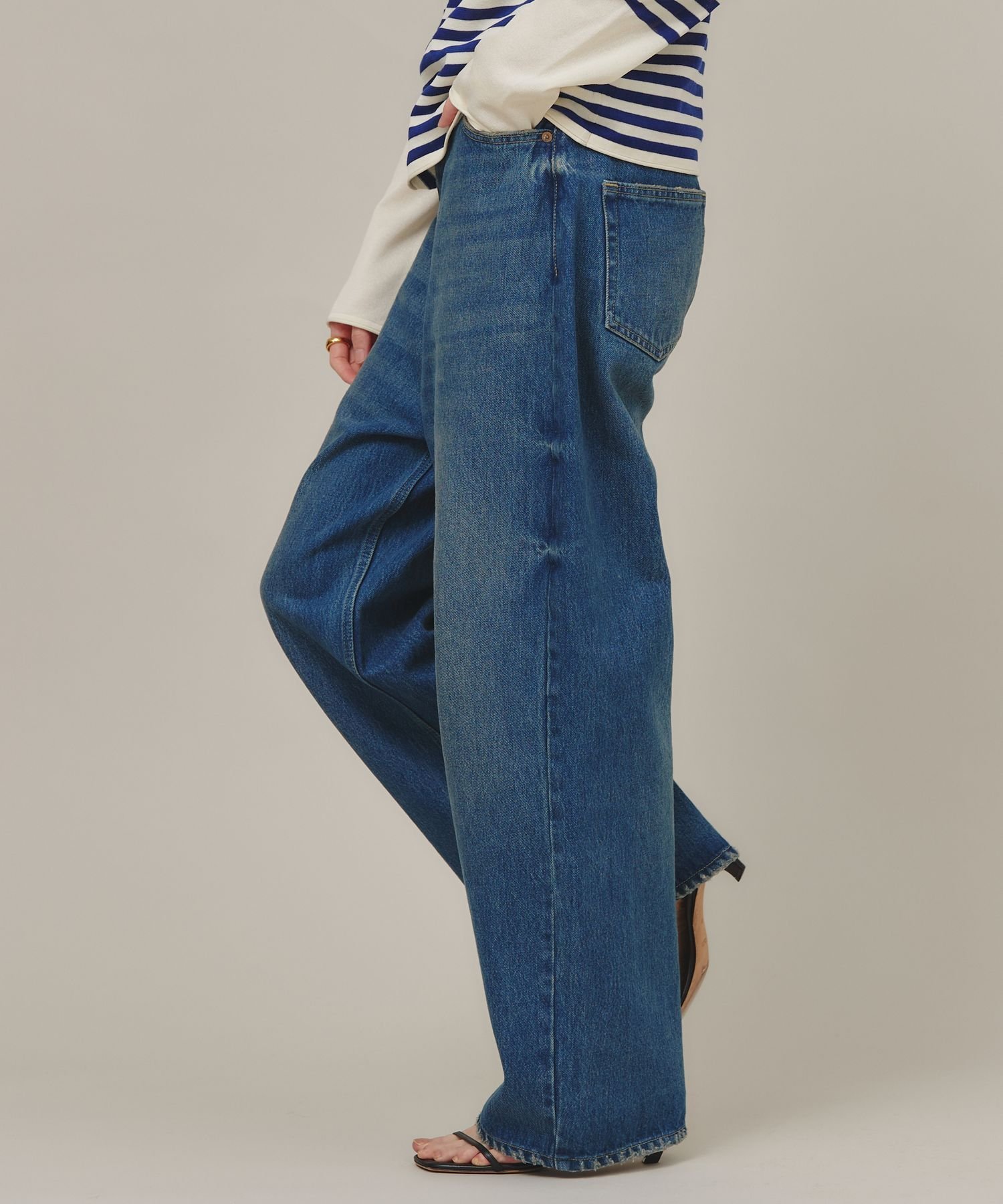 Curensology ＜&RC ＞ ワイドルーズデニムパンツ Curensology｜<&RC>ワイドルーズデニムパンツ | Rakuten Fashion(楽天