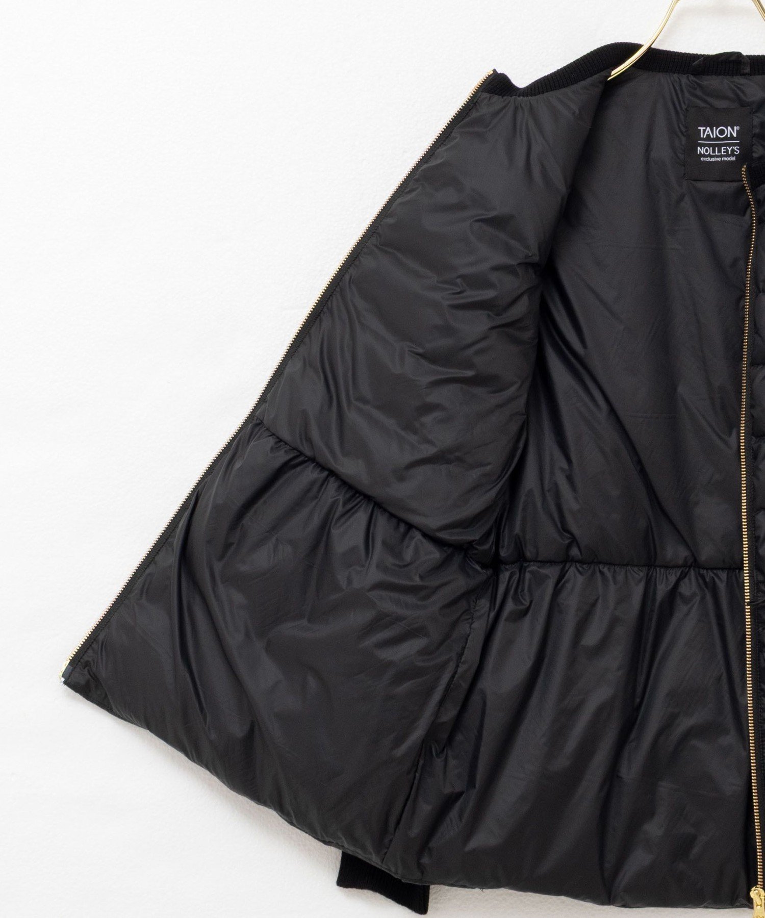 NOLLEY'S｜【TAION/タイオン】別注ニットコンビダウンジャケット