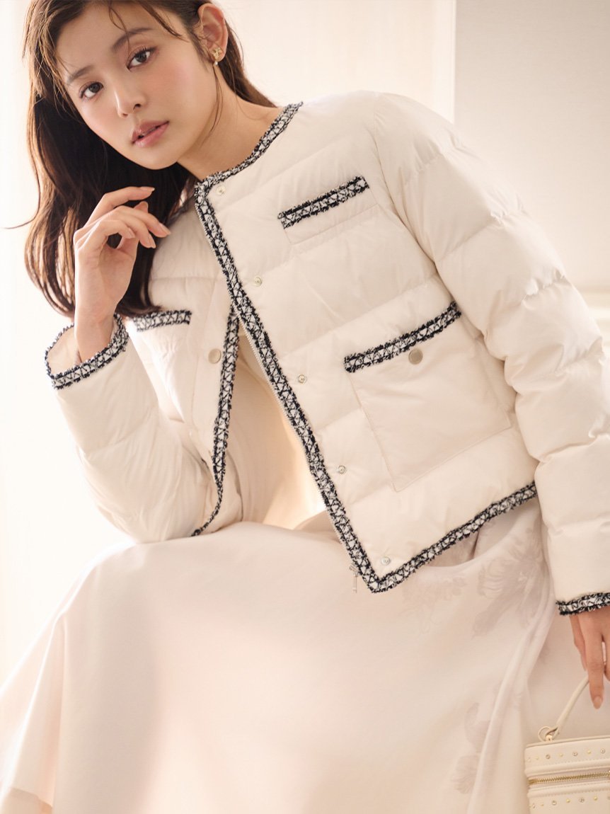 CELFORD｜トリムデザインキルティングジャケット | Rakuten Fashion