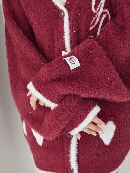 gelato pique｜ラメフェザーカーディガン | Rakuten Fashion(楽天