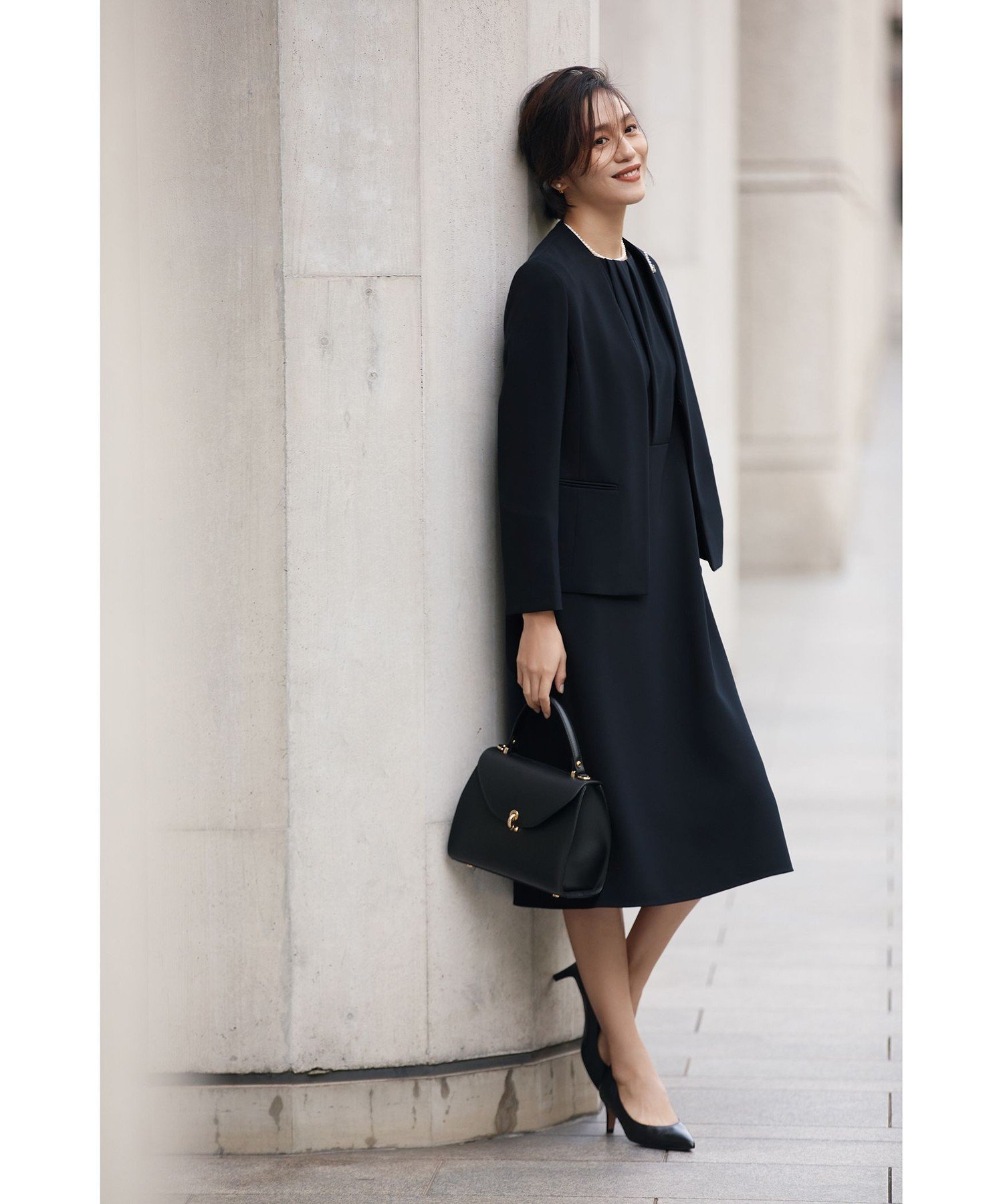 Demi-Luxe BEAMS｜＜セットアップ対応＞トリアセ カラーレスジャケット