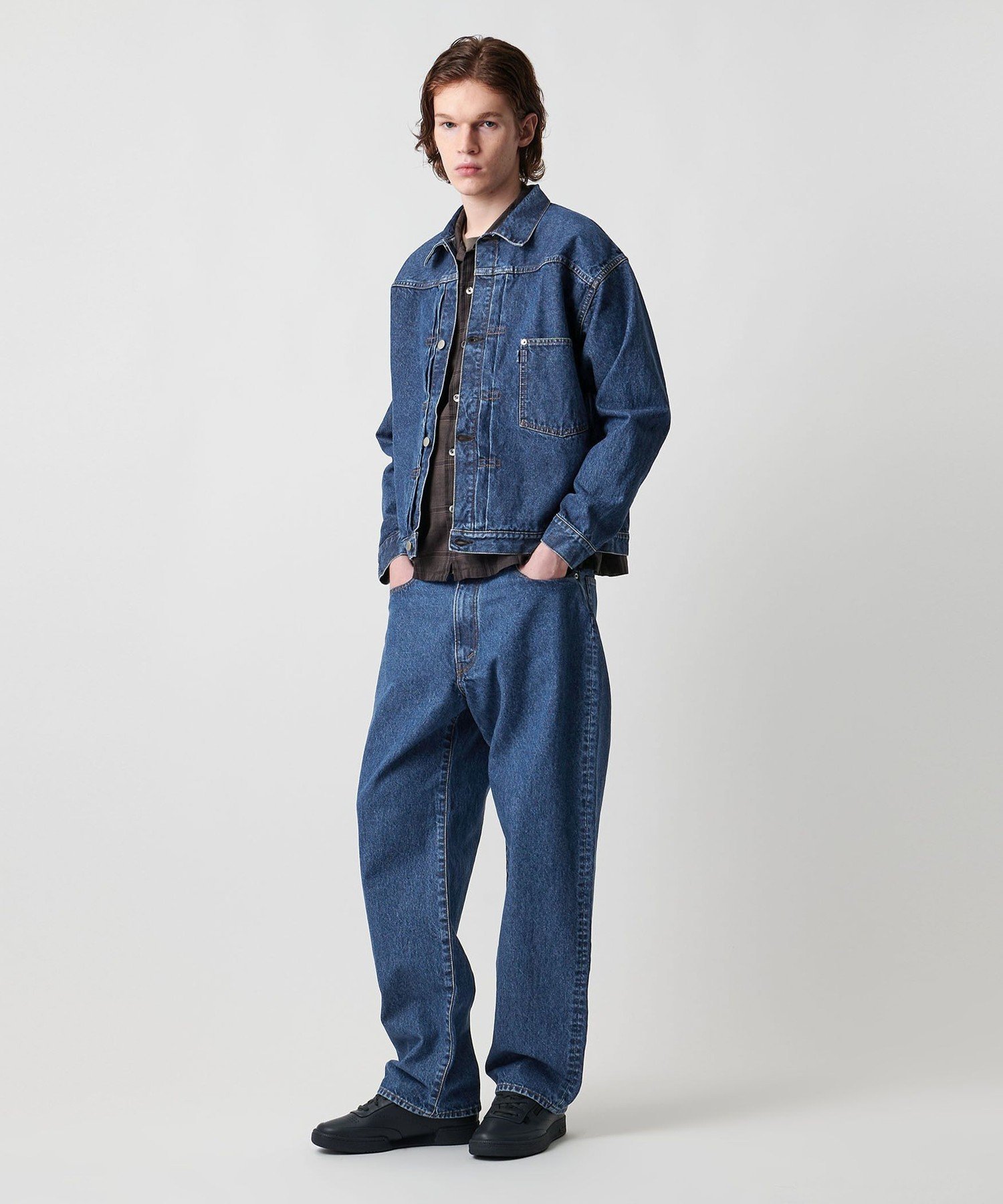 UNITED ARROWS & SONS ダークブルーデニムジャケット UNITED ARROWS & SONS＞ DENIM TRUCKER JACKET/デニムジャケット