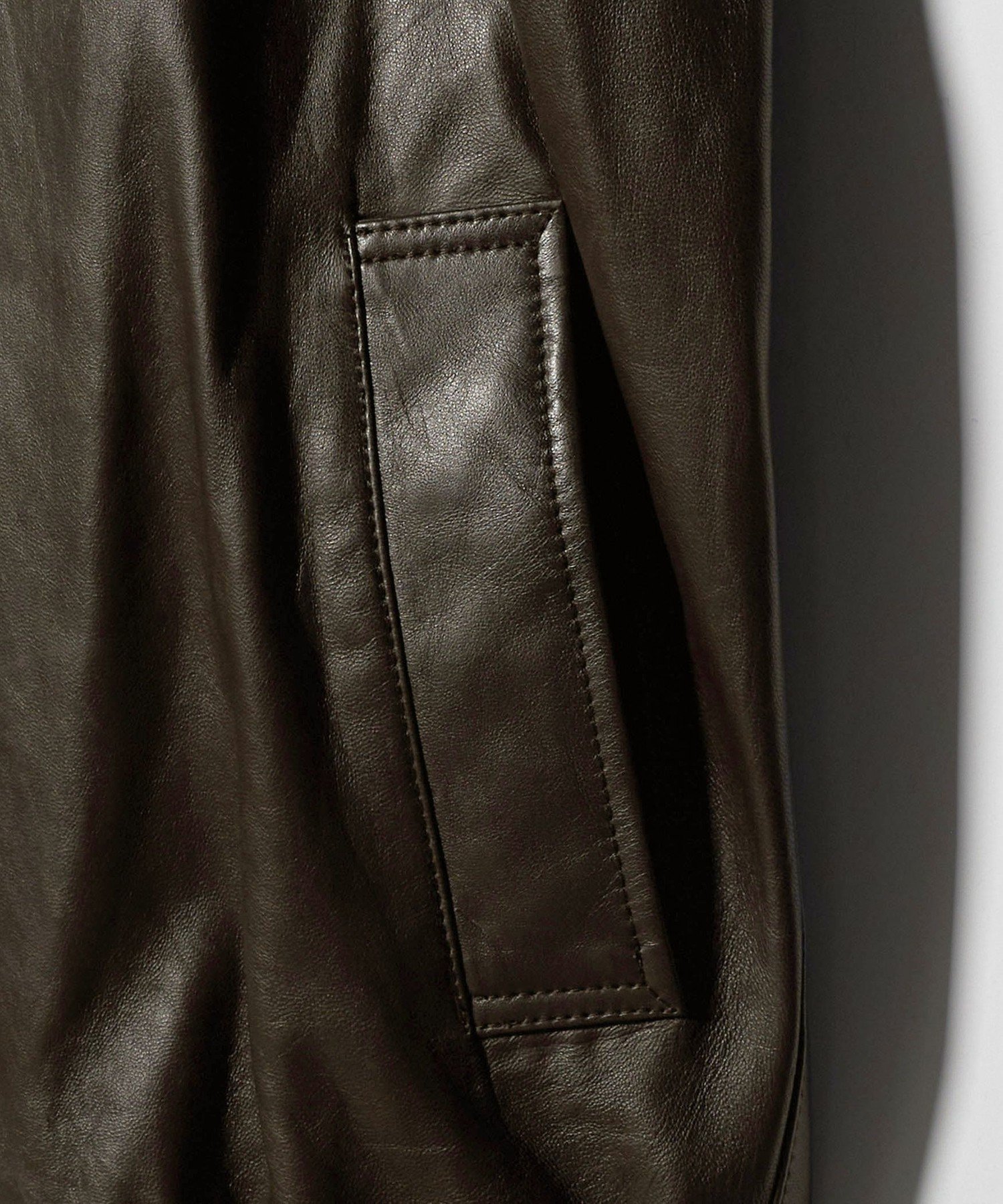 BEAUTY&YOUTH UNITED ARROWS｜セミベジタブル シープ レザー ブルゾン