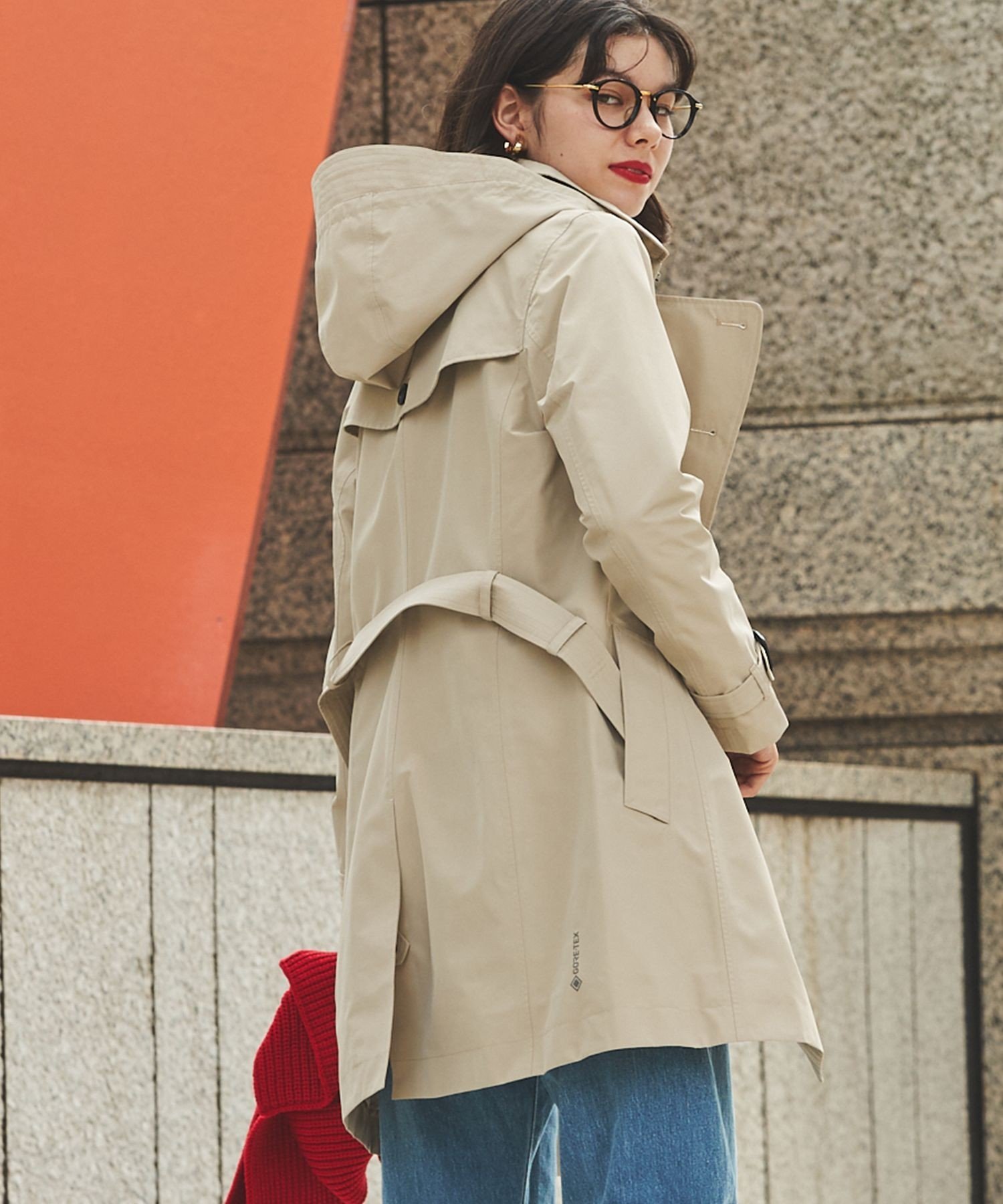 AIGLE｜GORE-TEX 防水 透湿 防風 ゴアテックス フーデッドロング