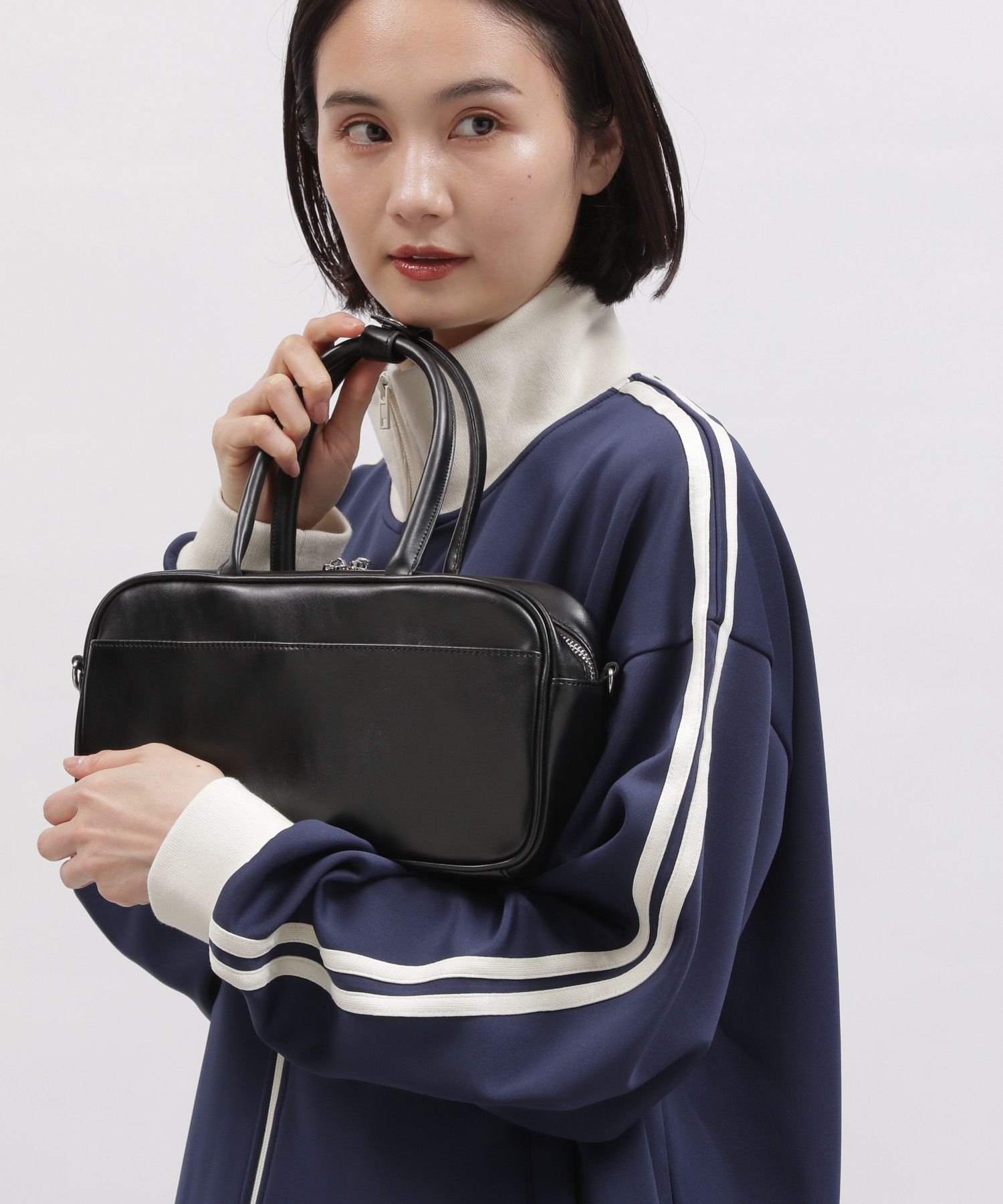 LAKOLE｜スクエアボストンショルダーバッグ | Rakuten Fashion(楽天