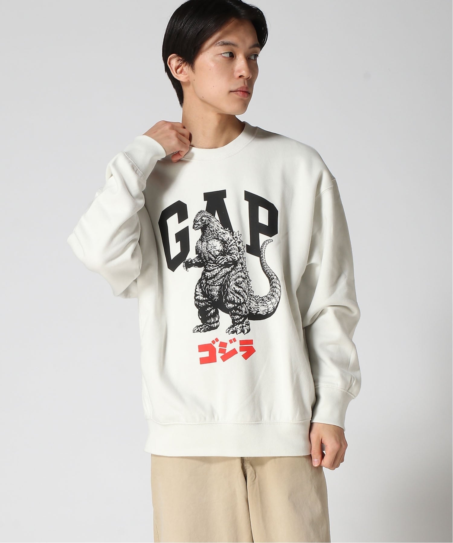 GAP｜(U)ゴジラ ヴィンテージソフト グラフィック GAPロゴ スウェット