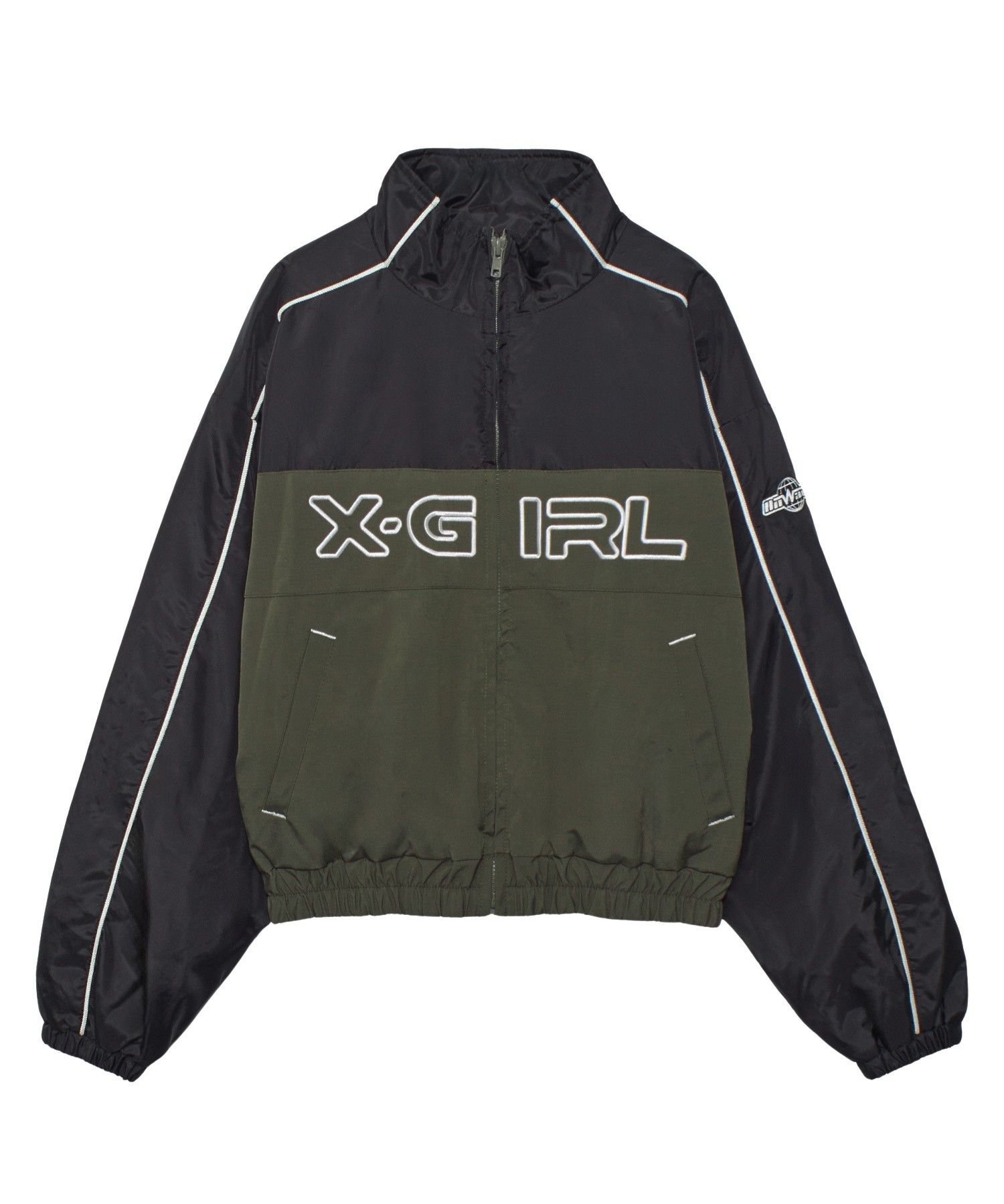 X-girl｜X-girl LOGO EMBROIDERY JACKET | Rakuten Fashion(楽天
