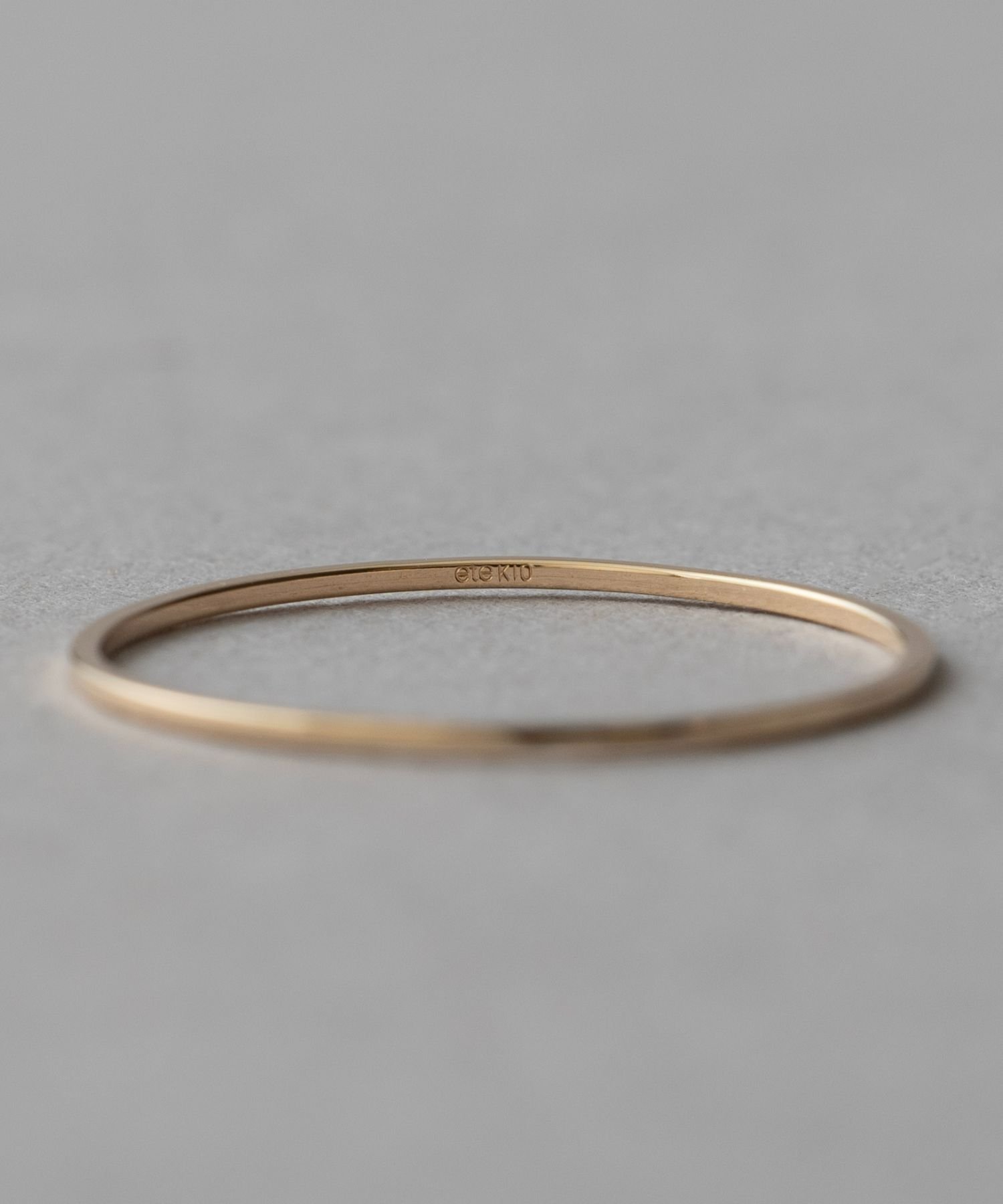 ete｜[ONLINE Limited] K10YG ワイヤーリング | Rakuten Fashion(楽天