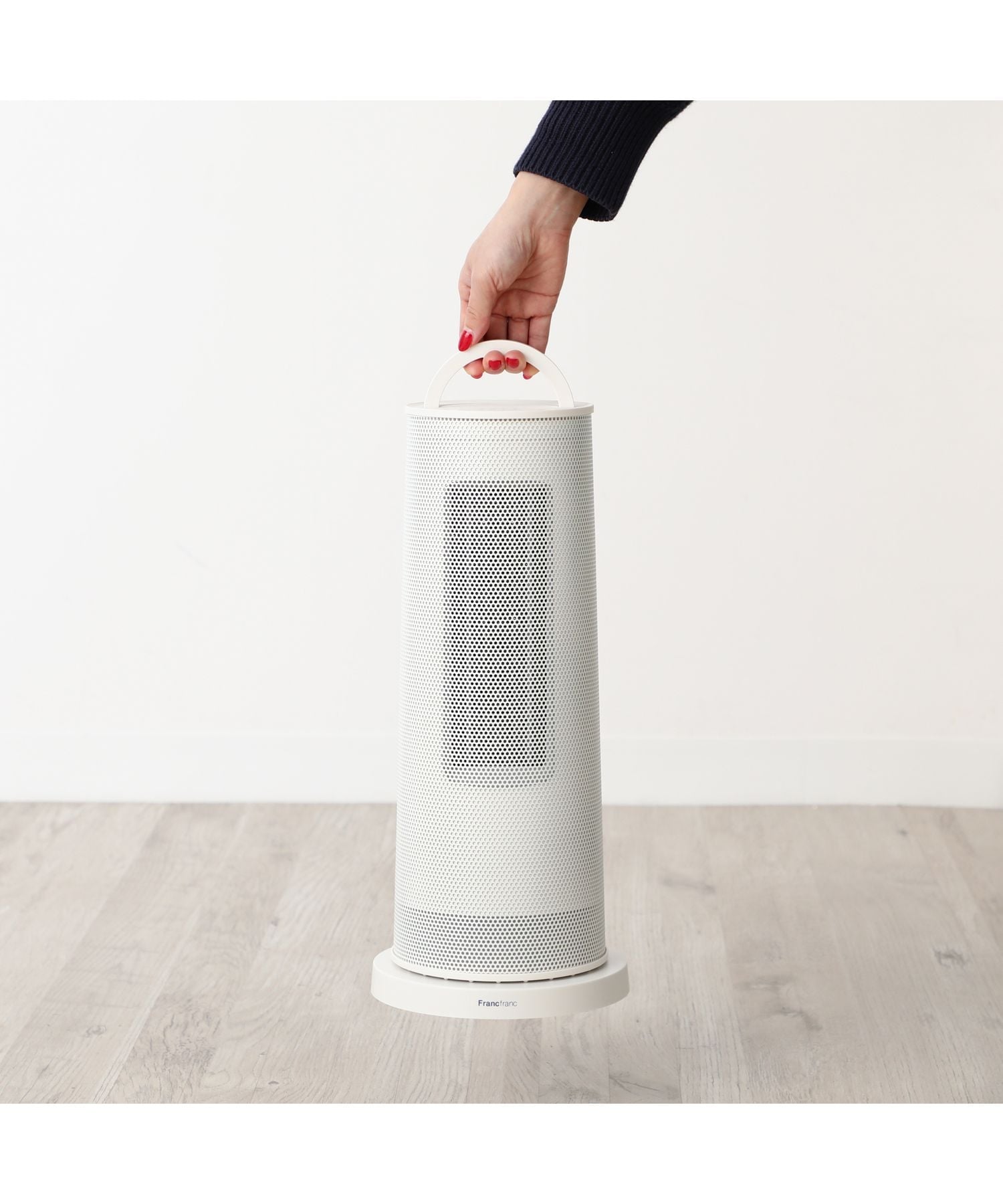 Francfranc｜【首振り】タワーヒーター ホワイト | Rakuten Fashion