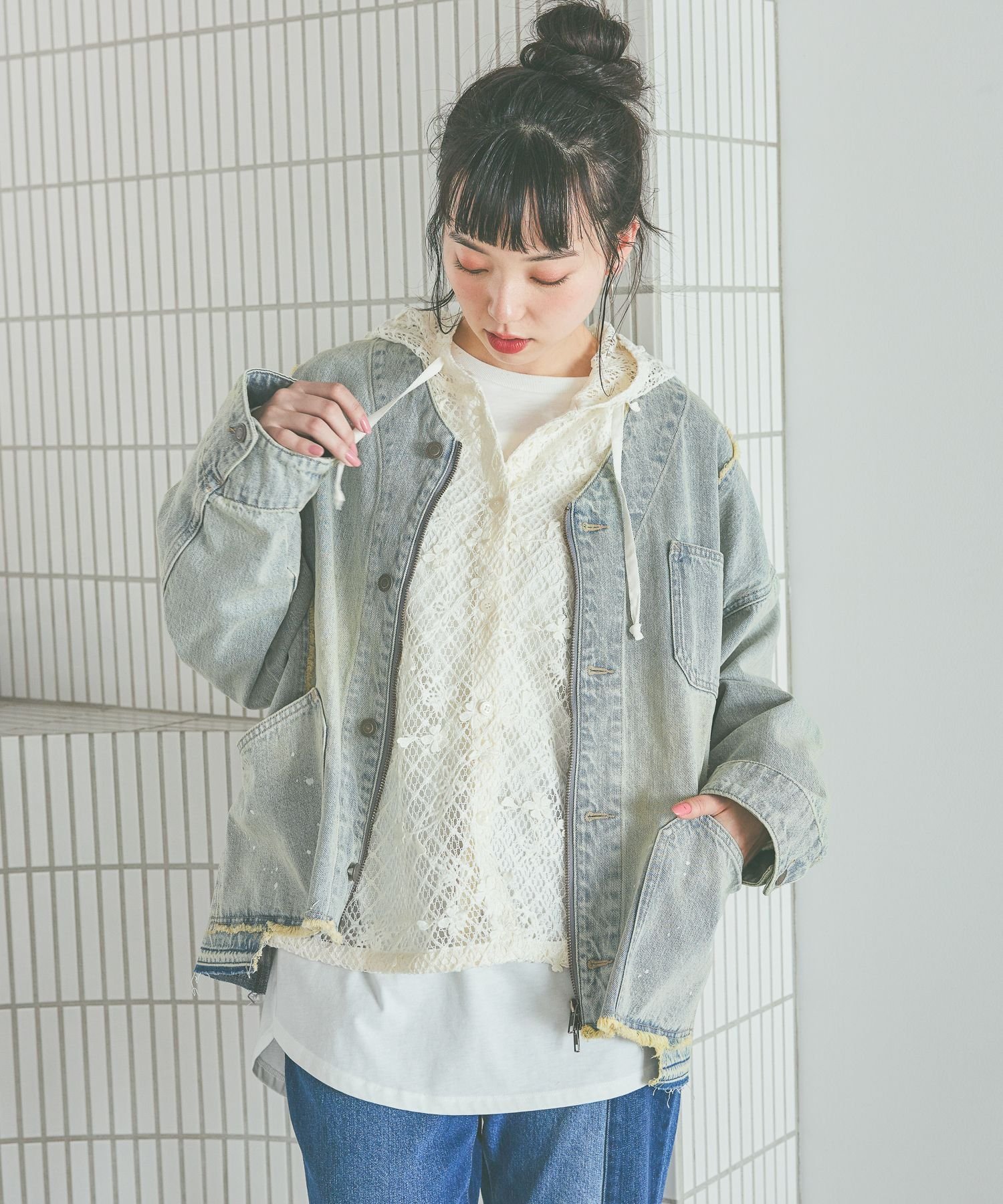 niko and ｜[NKJ 2026SS] エンジニアリメイクデニムジャケット