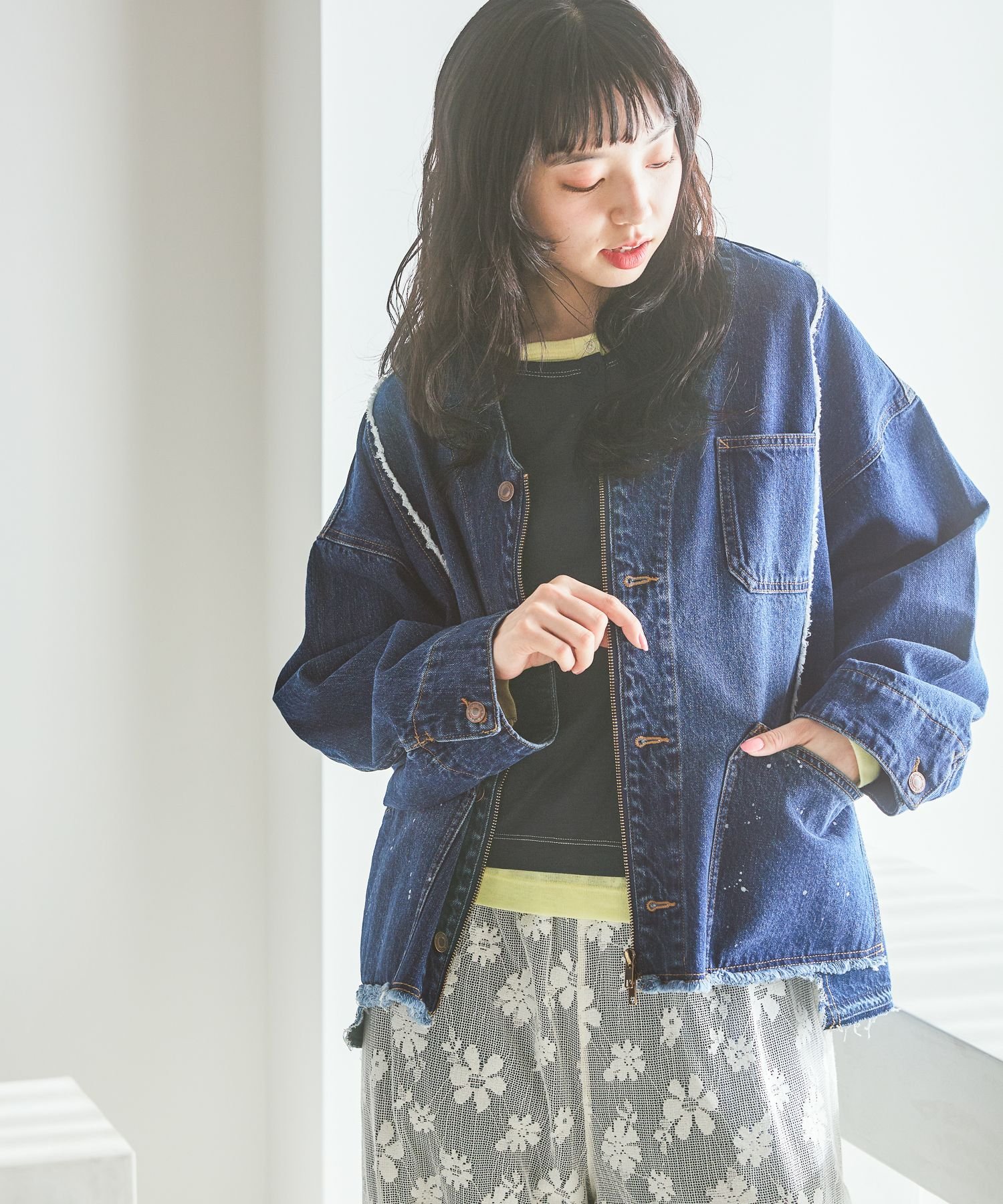 niko and ｜[NKJ 2026SS] エンジニアリメイクデニムジャケット