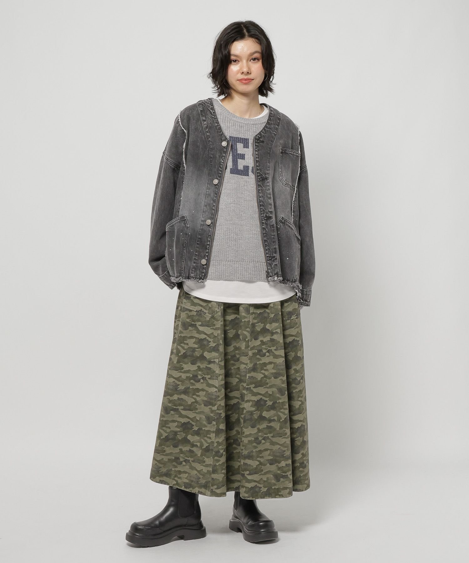 niko and ｜[NKJ 2026SS] エンジニアリメイクデニムジャケット