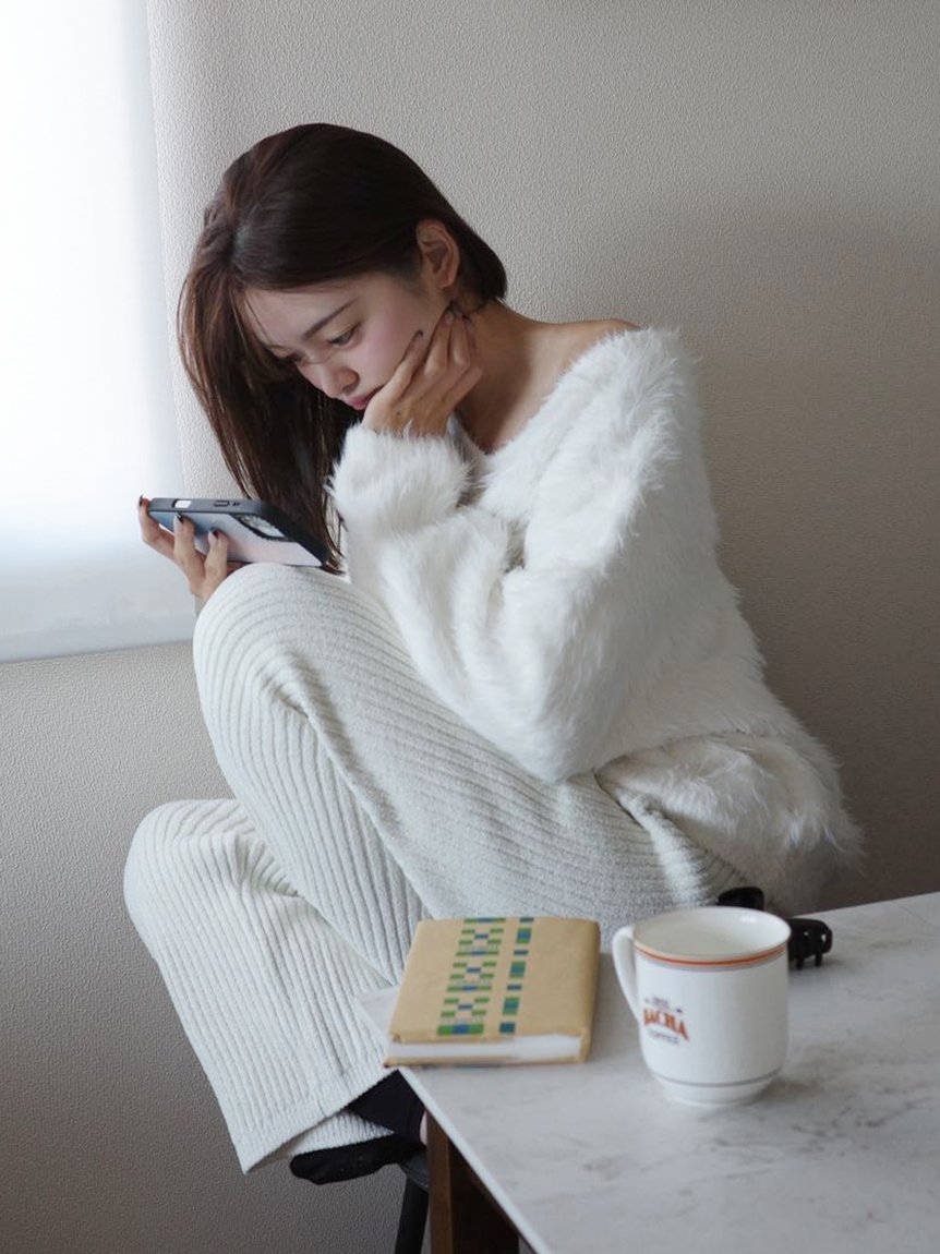 SNIDEL HOME｜シャギーセットアップ | Rakuten Fashion(楽天