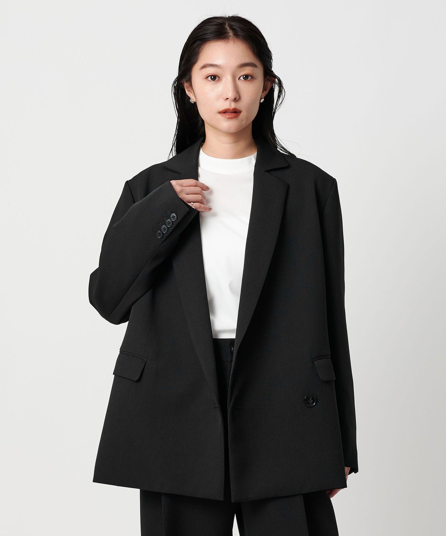 34サイズ<MARW UNITED ARROWS>アシンメトリー ジャケット UNITED ARROWS｜<MARW UNITED ARROWS>バック アシンメトリー