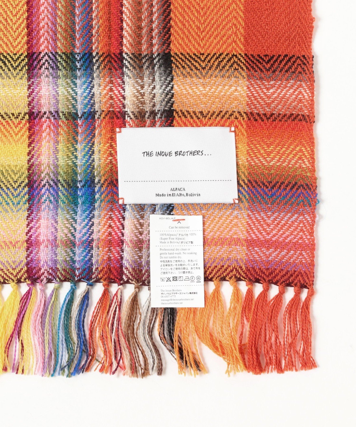 BEAMS MEN｜THE INOUE BROTHERS / アルパカ マルチカラーチェック