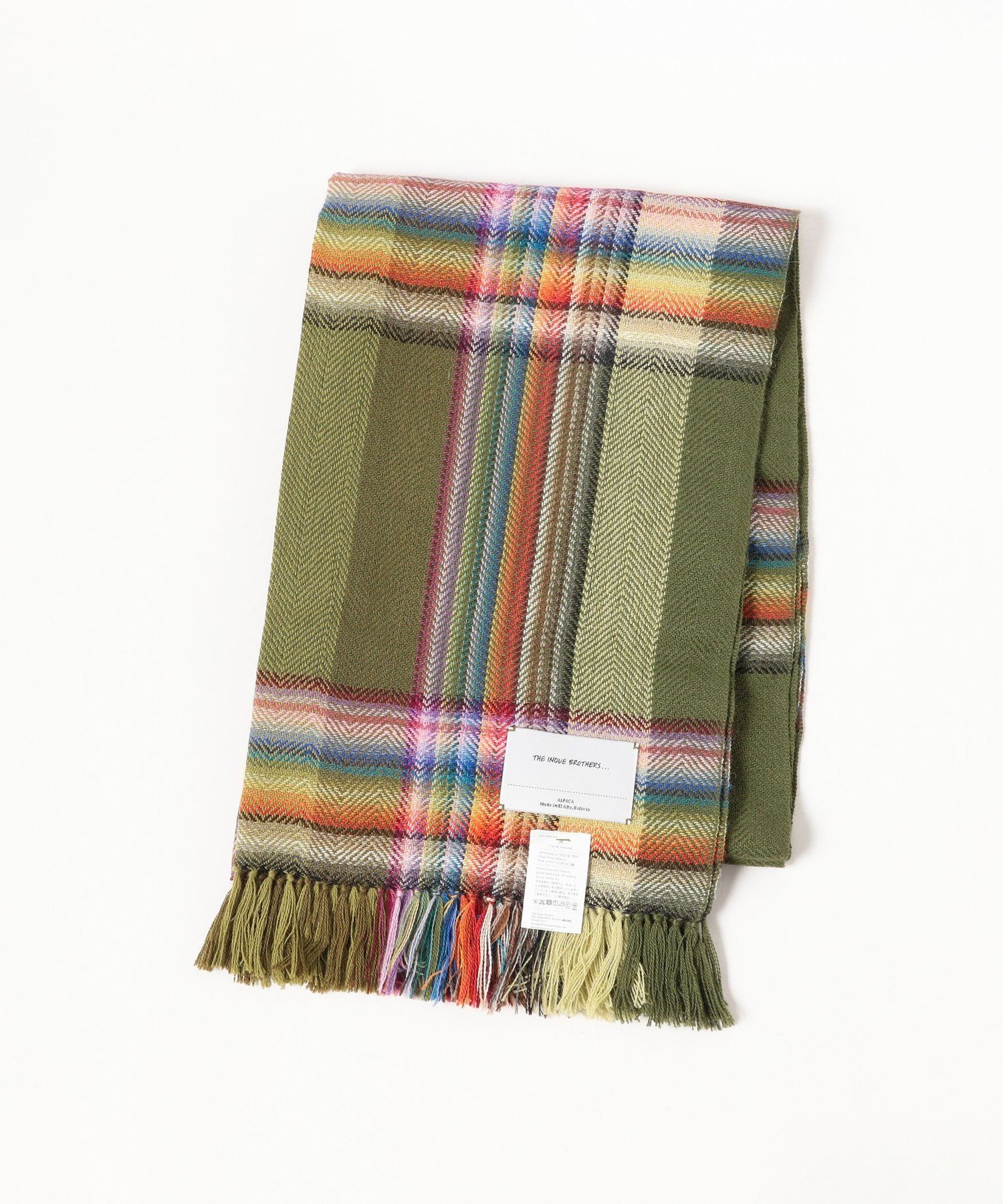 BEAMS MEN｜THE INOUE BROTHERS / アルパカ マルチカラーチェック