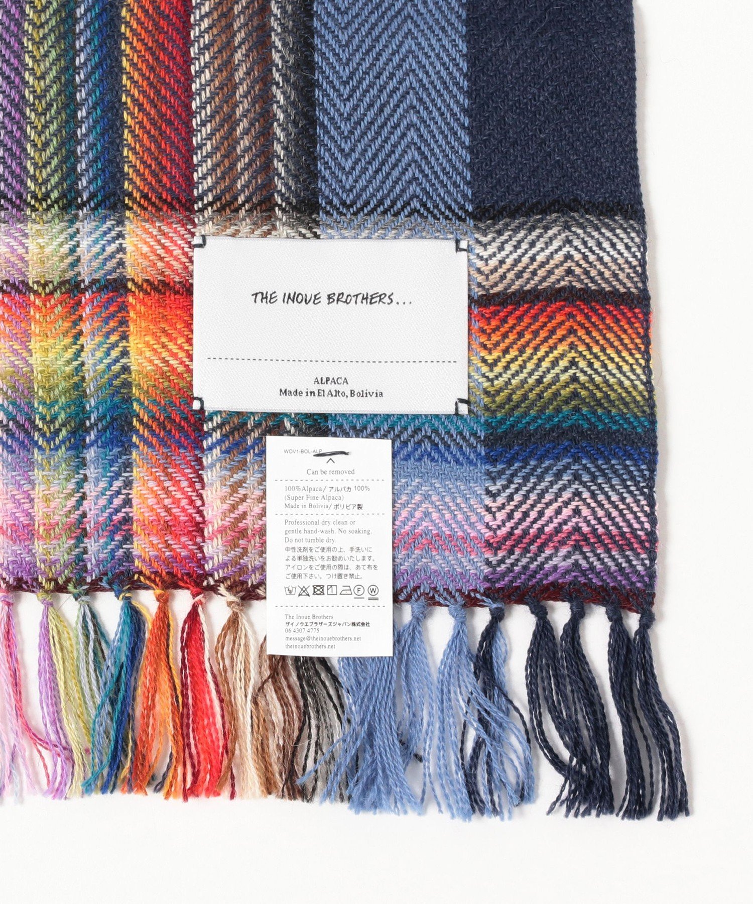 BEAMS MEN｜THE INOUE BROTHERS / アルパカ マルチカラーチェック