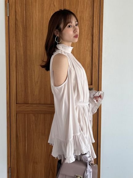 SNIDEL｜コールドショルダーセットアップ | Rakuten Fashion(楽天